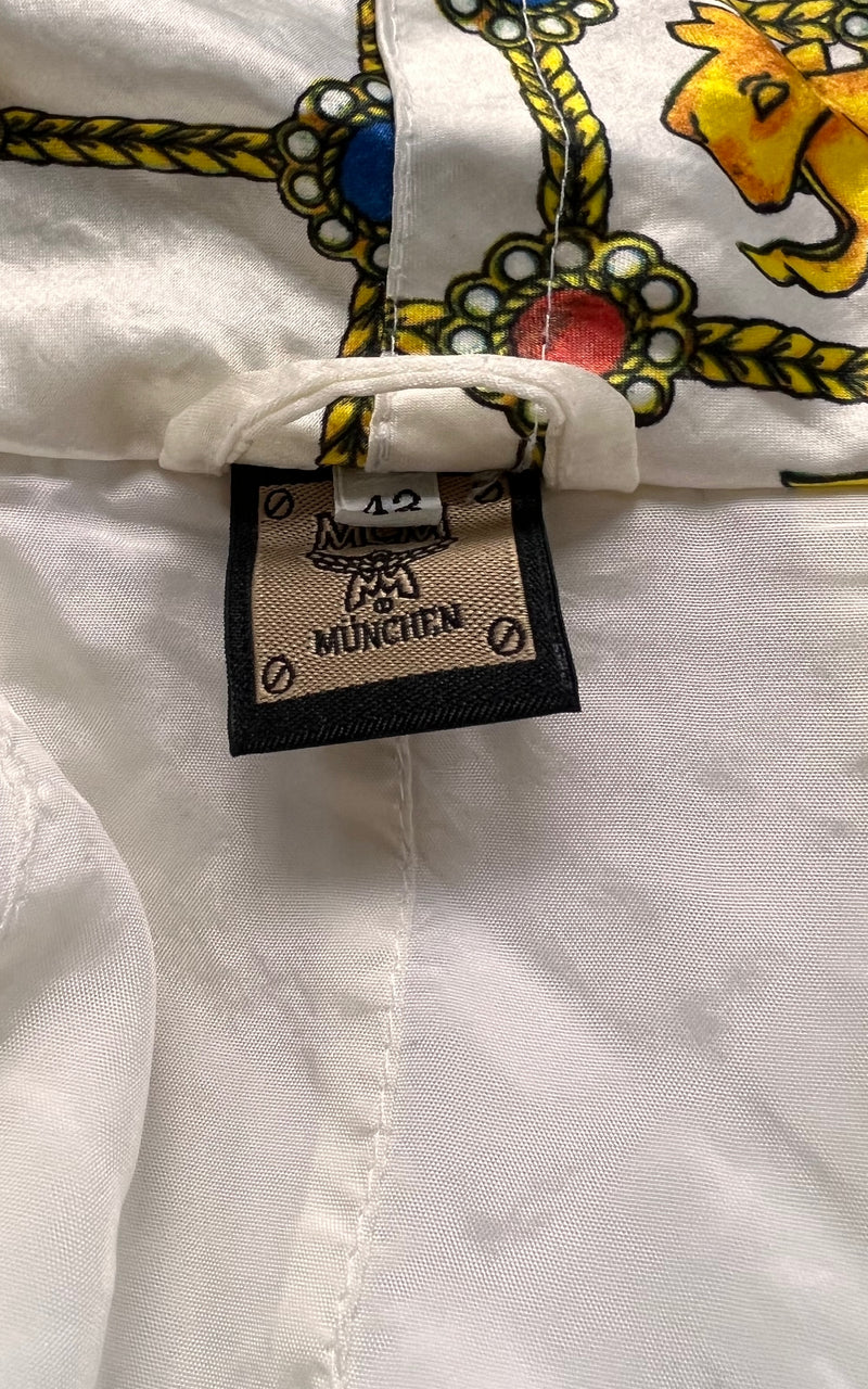 Vintage 90s MCM Satin Jacket