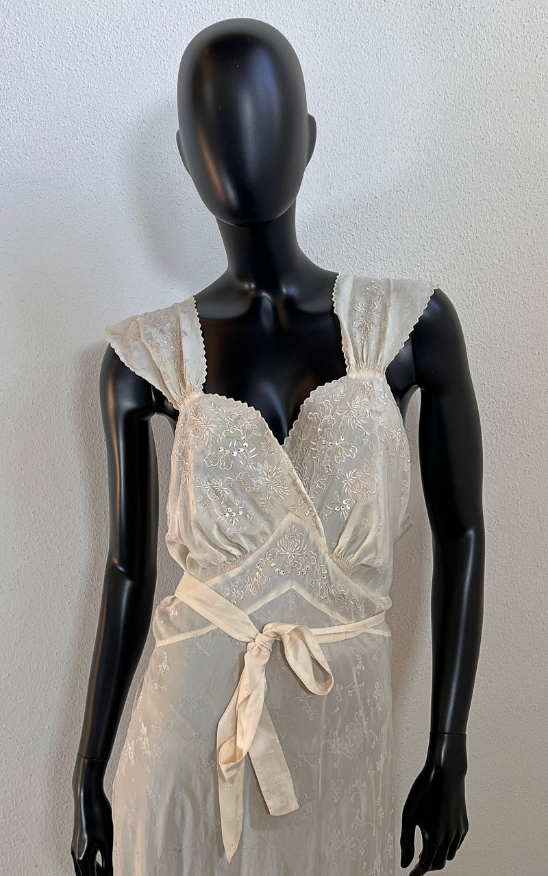Vintage 1930 Silk Nightdress