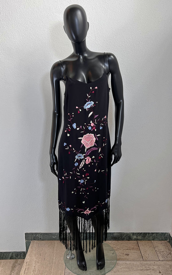 Vintage Nicowa Piano Shawl Dress