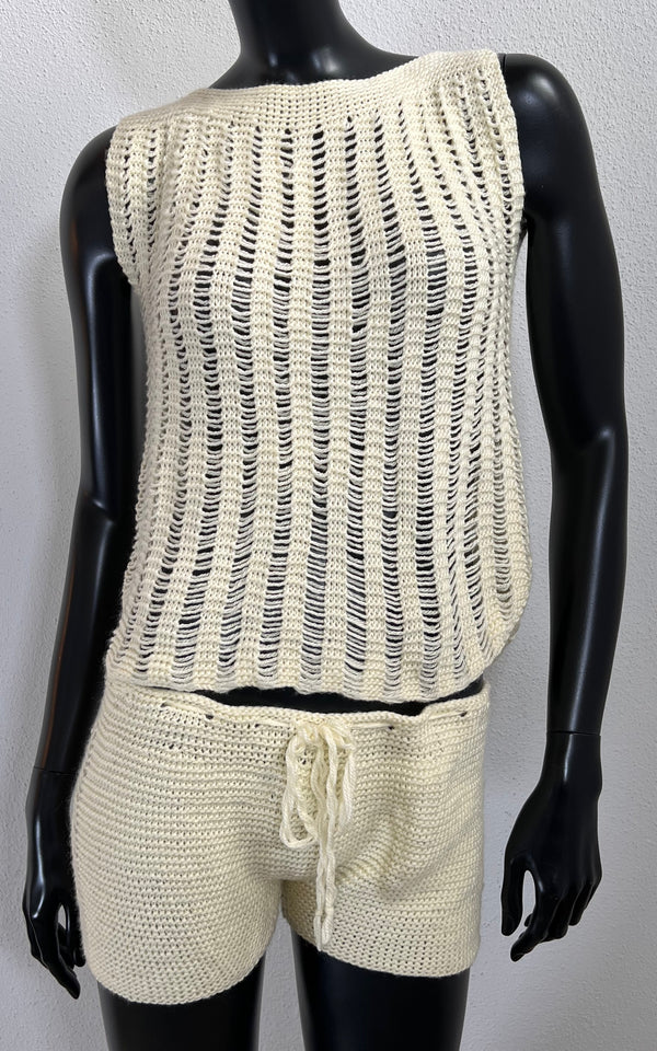 Vintage 70s Crochet Set