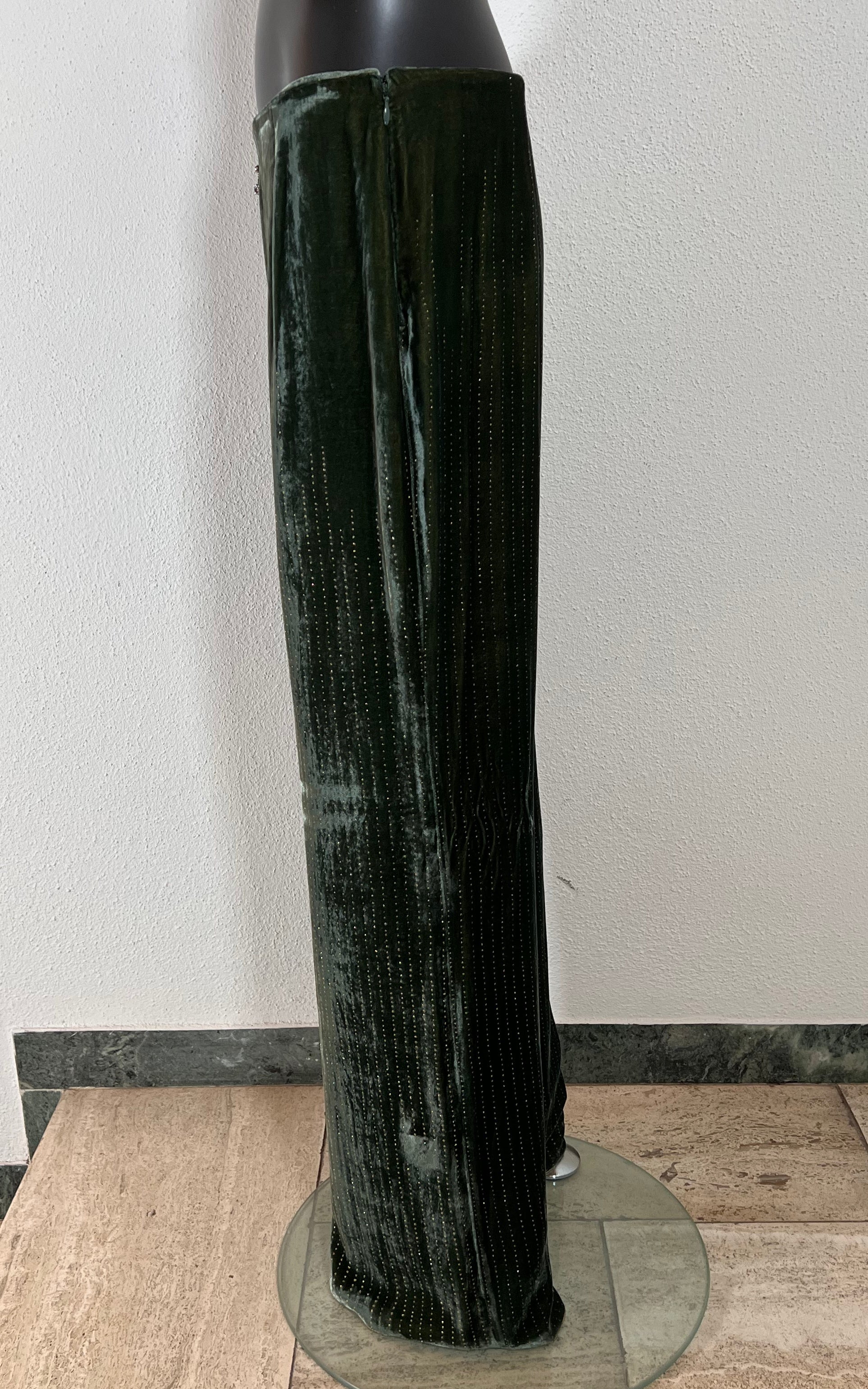 Vintage Roberto Cavalli Silk Velvet Trouser