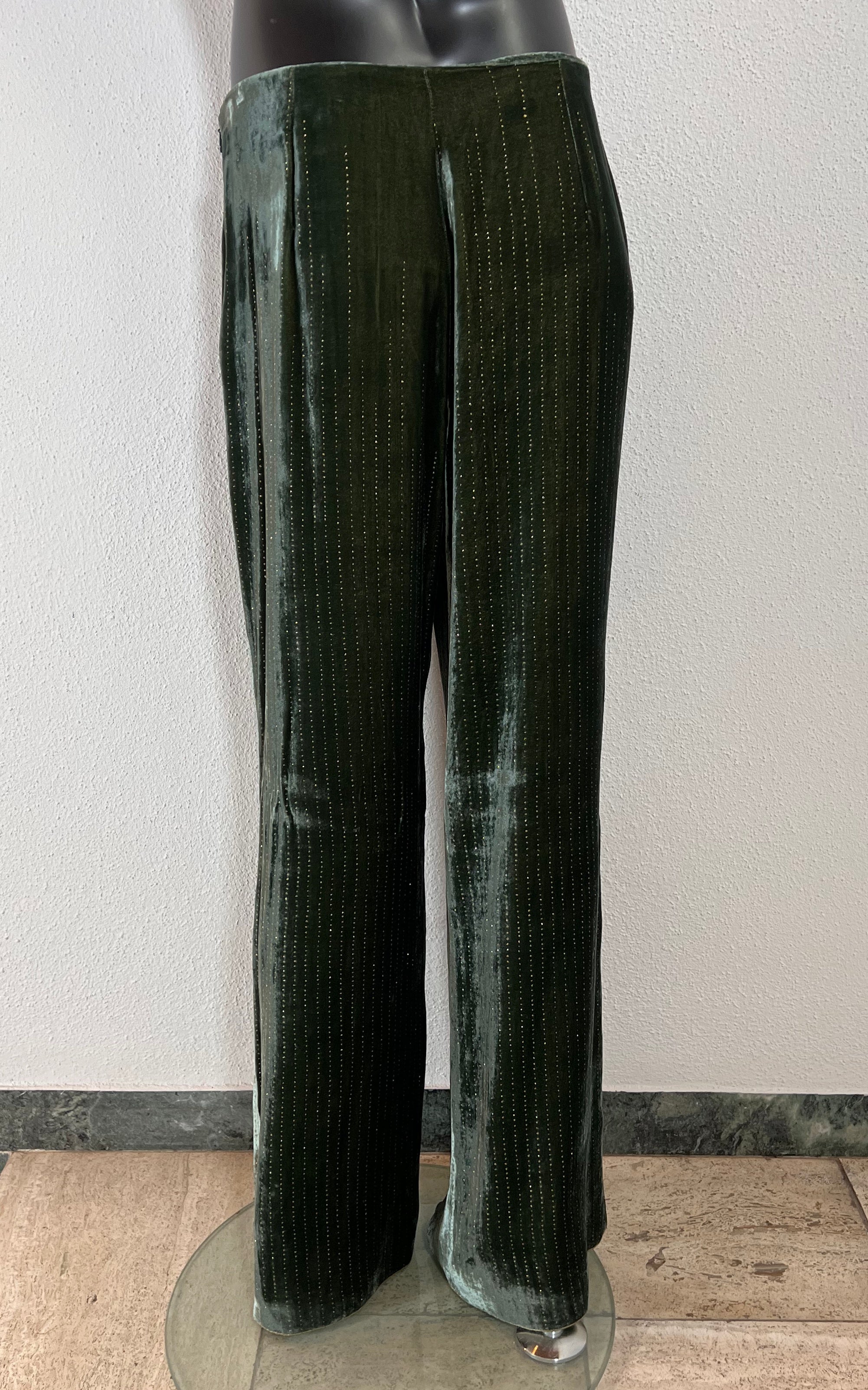 Vintage Roberto Cavalli Silk Velvet Trouser