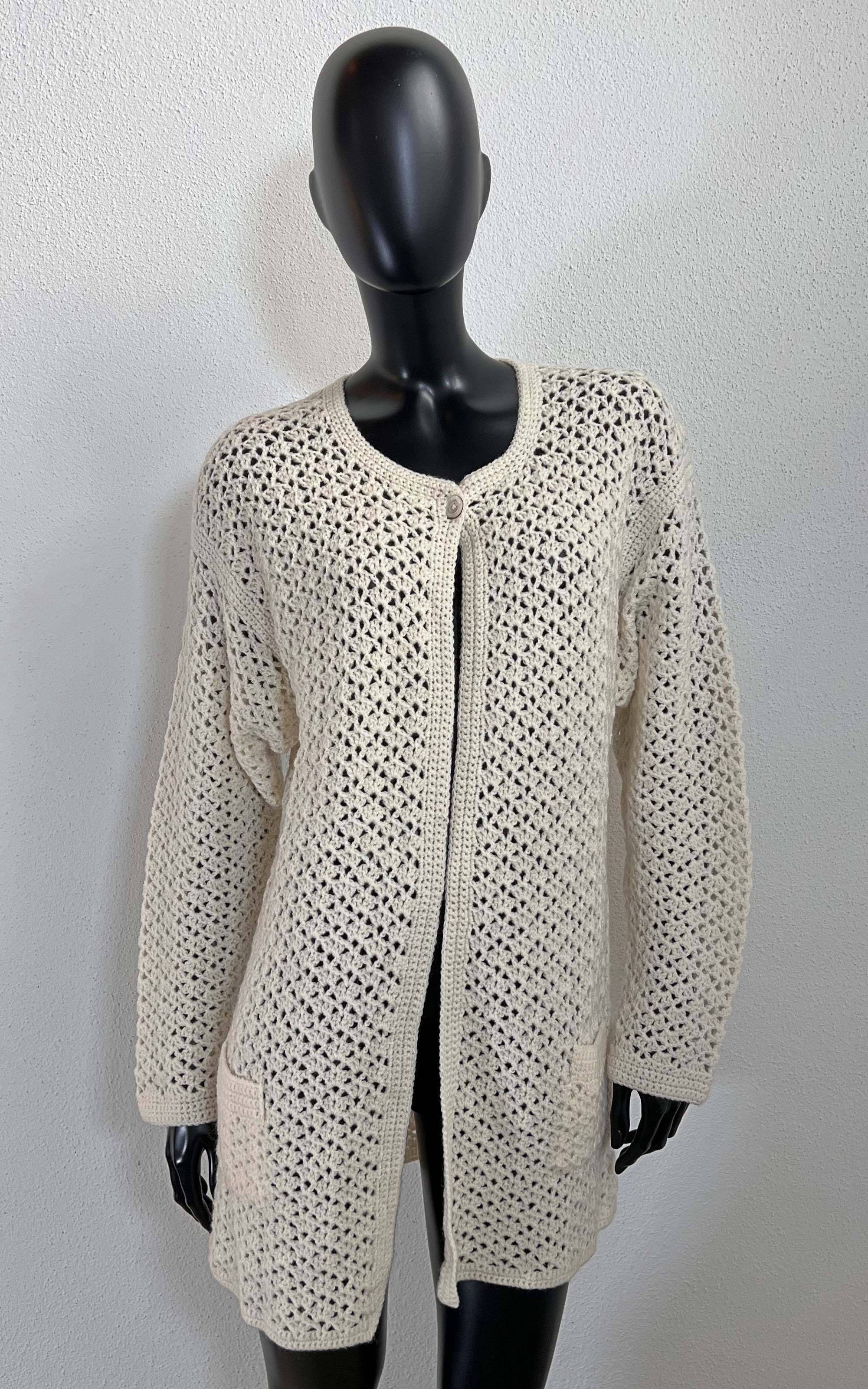 Vintage Crochet Cardigan