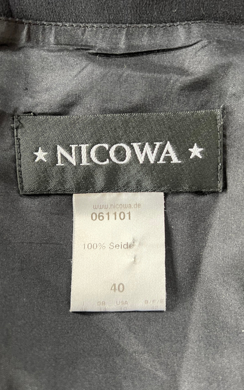 Vintage Nicowa Piano Shawl Dress