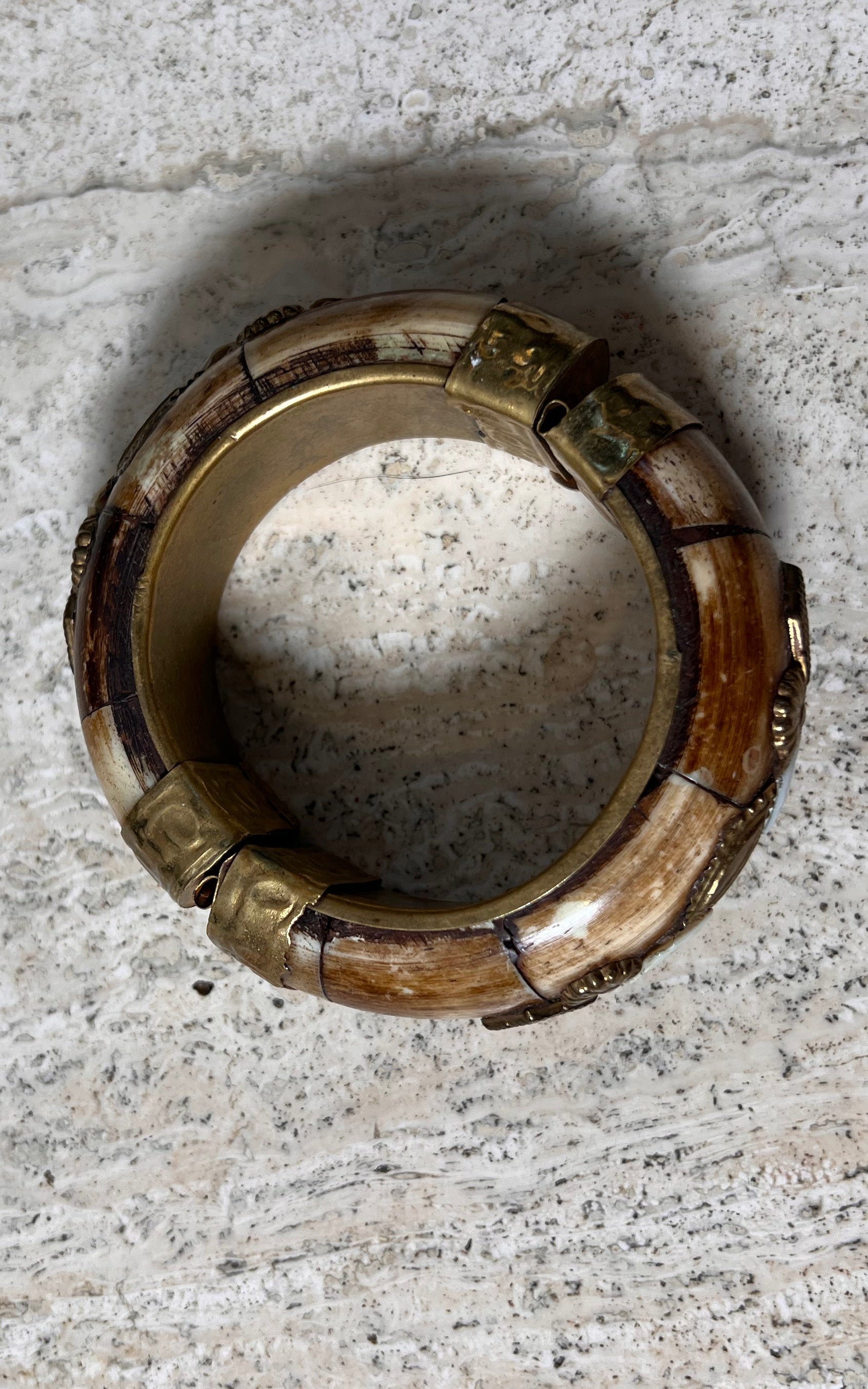 1968 VINTAGE X BOHEMIAN BOTANICALS Vintage Horn Bangle