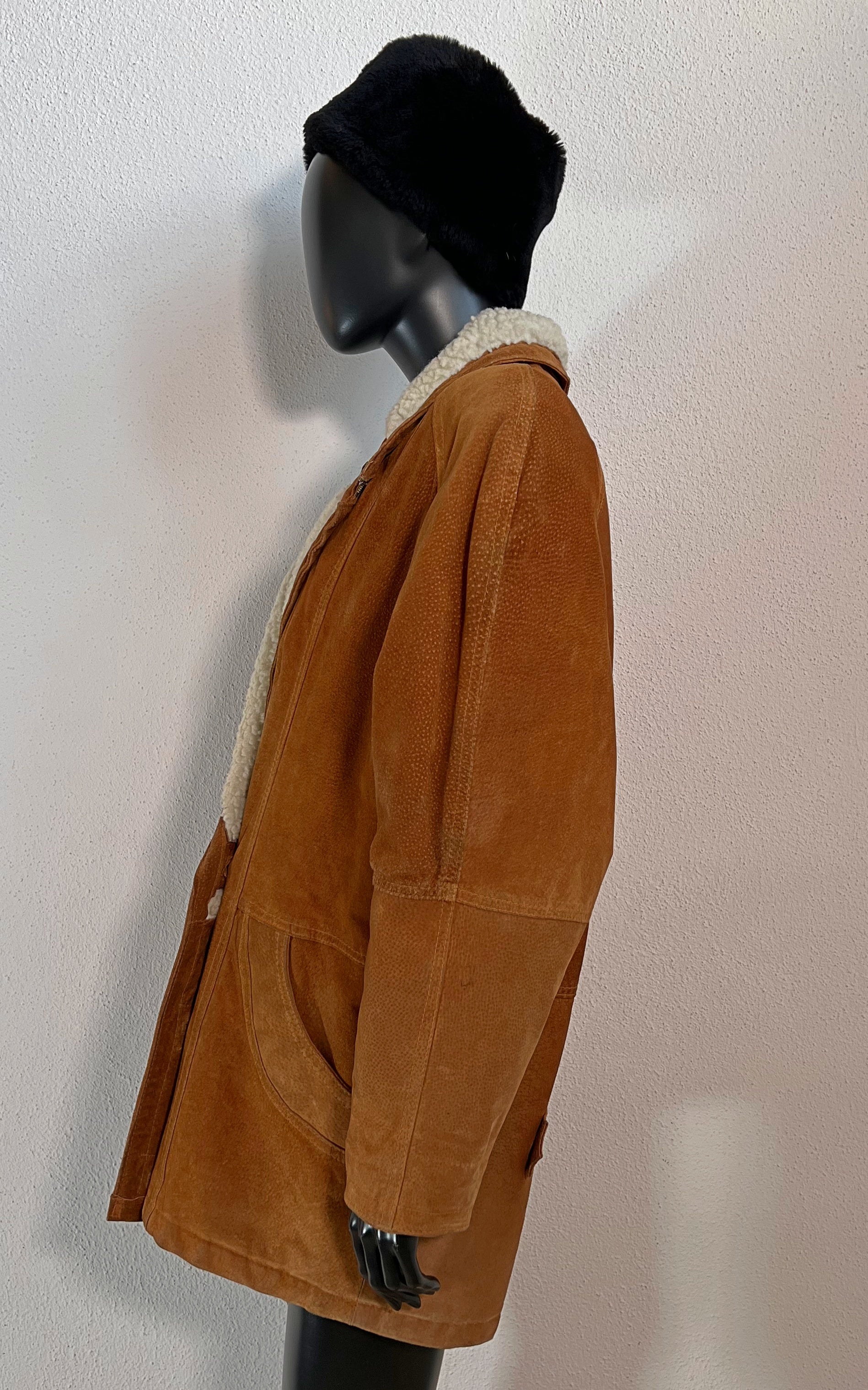 Vintage 90s Sherpa Coat