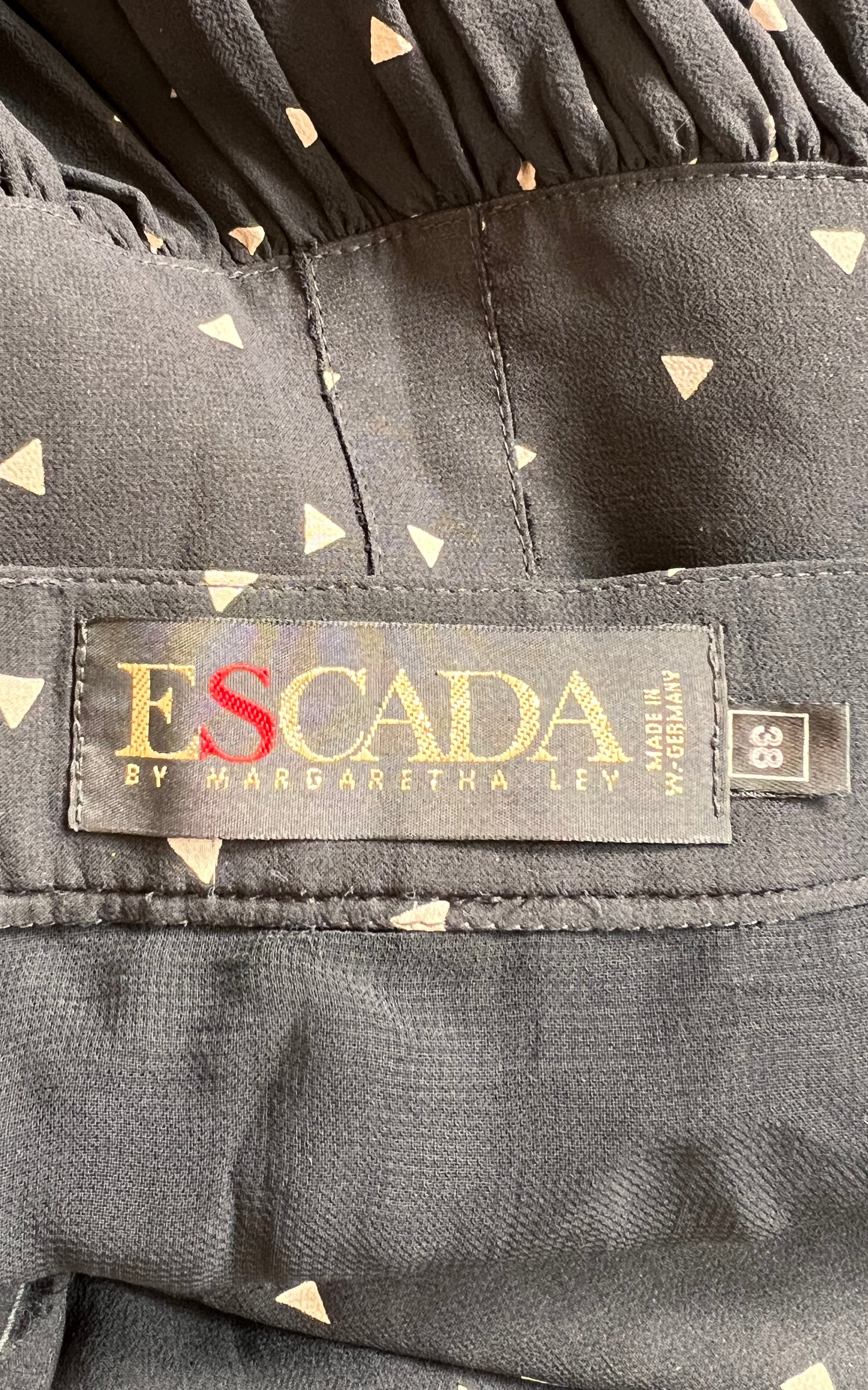 Gonna in seta Escada vintage