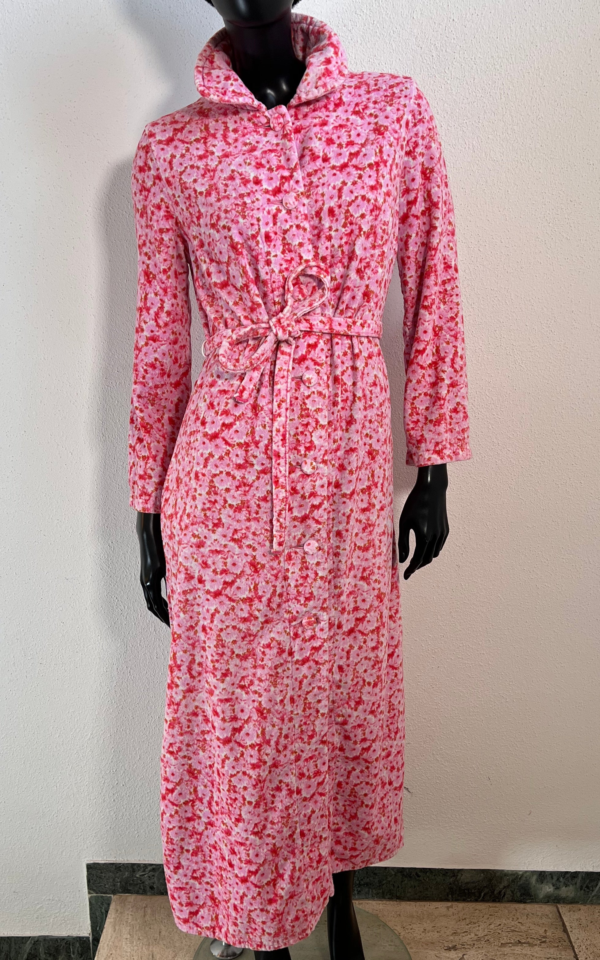 Super Cute Vintage 70s Towelling Morning Coat