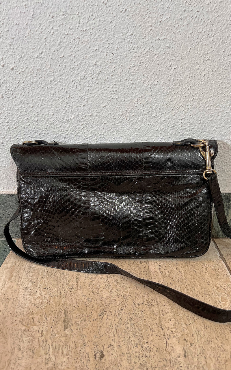 Vintage 70s Snake Skin Bag