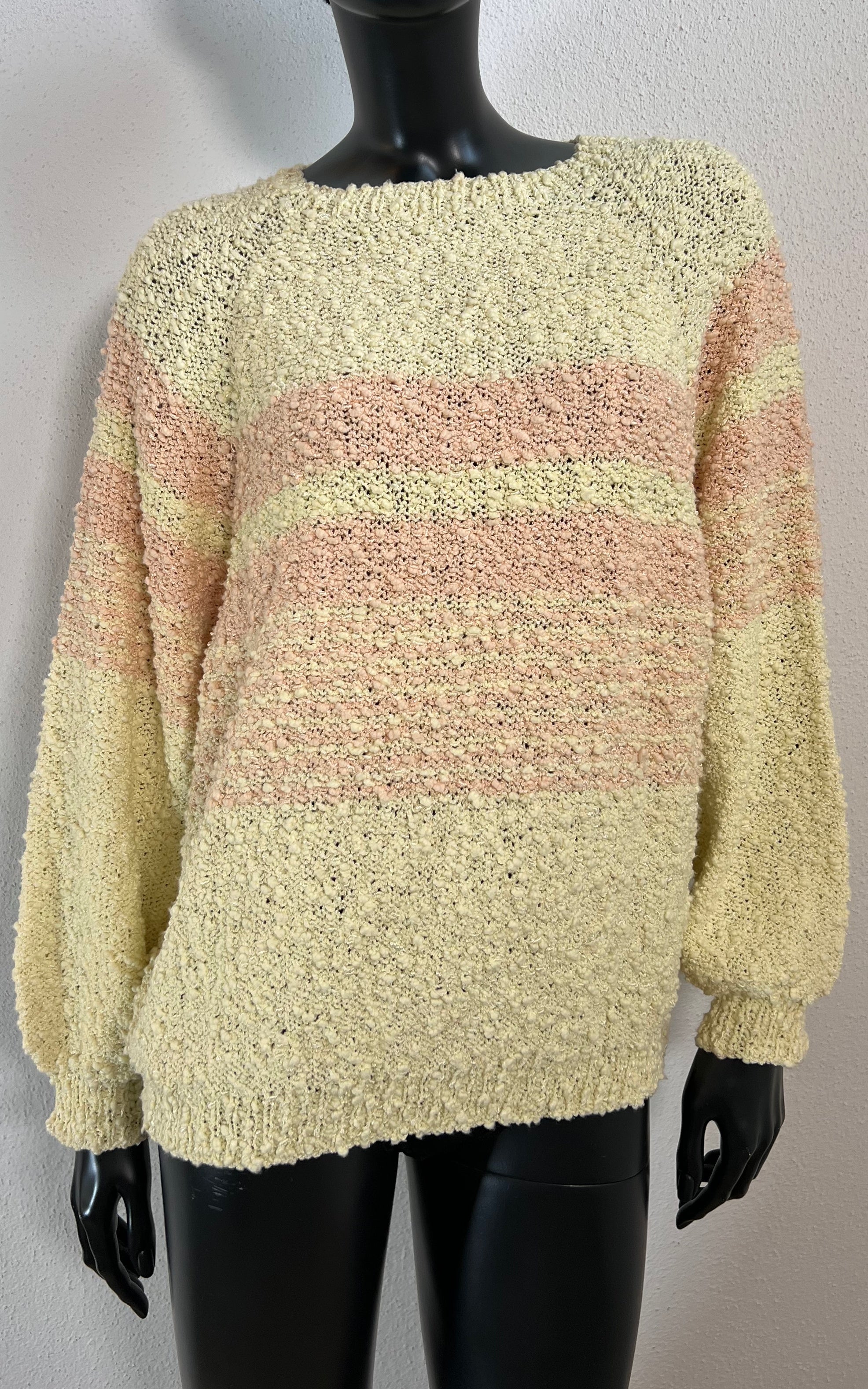 Vintage Handmade Popcorn Jumper