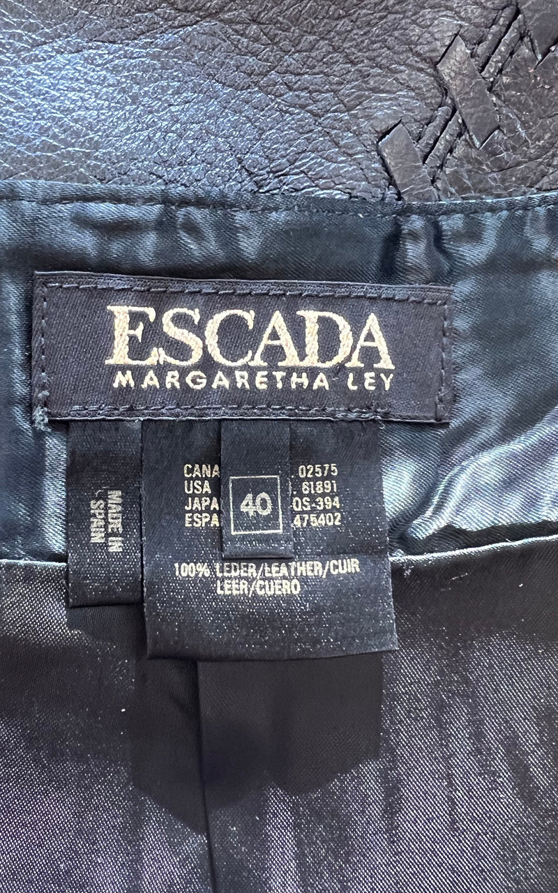 Amazing 90s Escada Soft Leather Suit