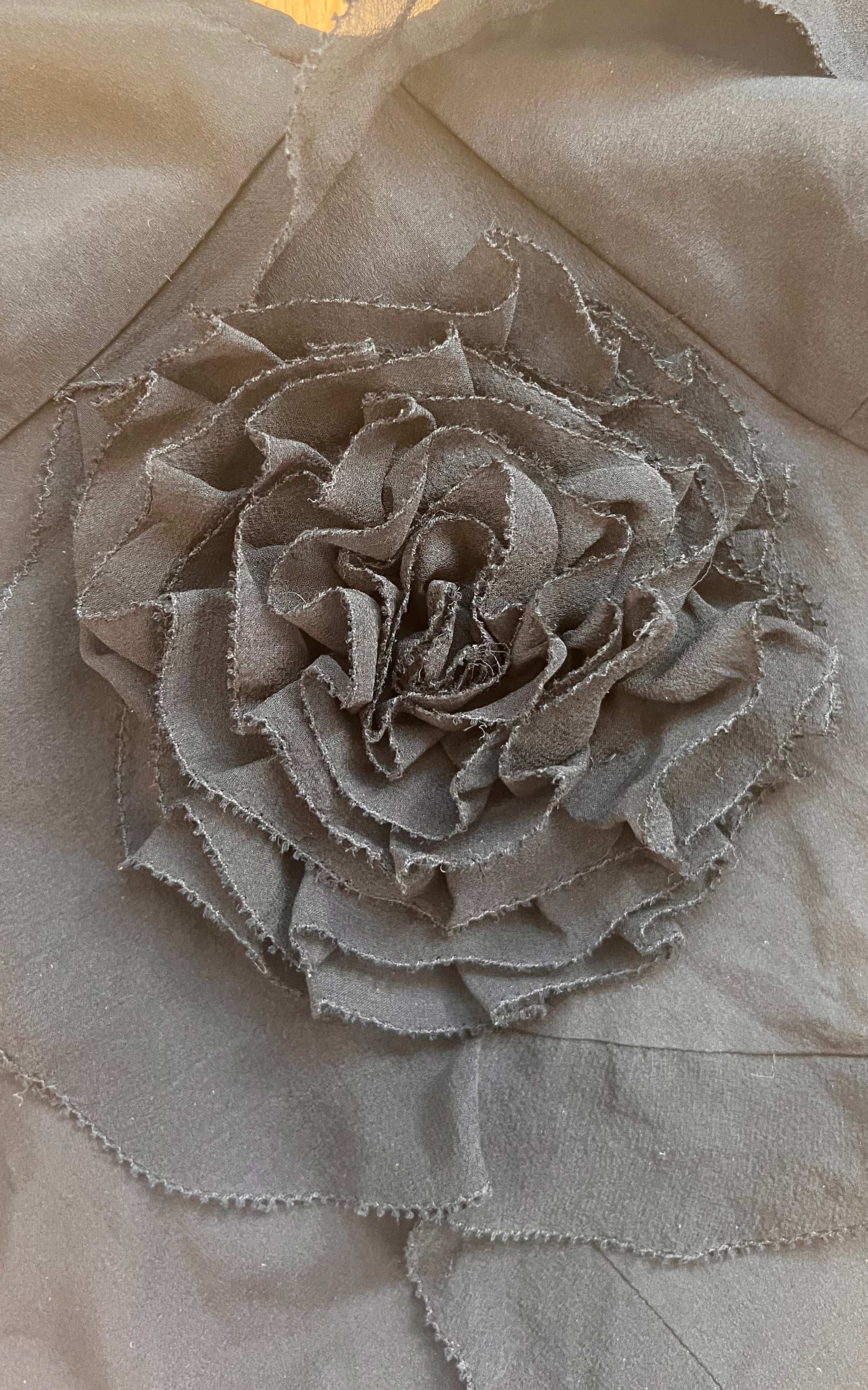 Vintage Silk Rose Slip Dress