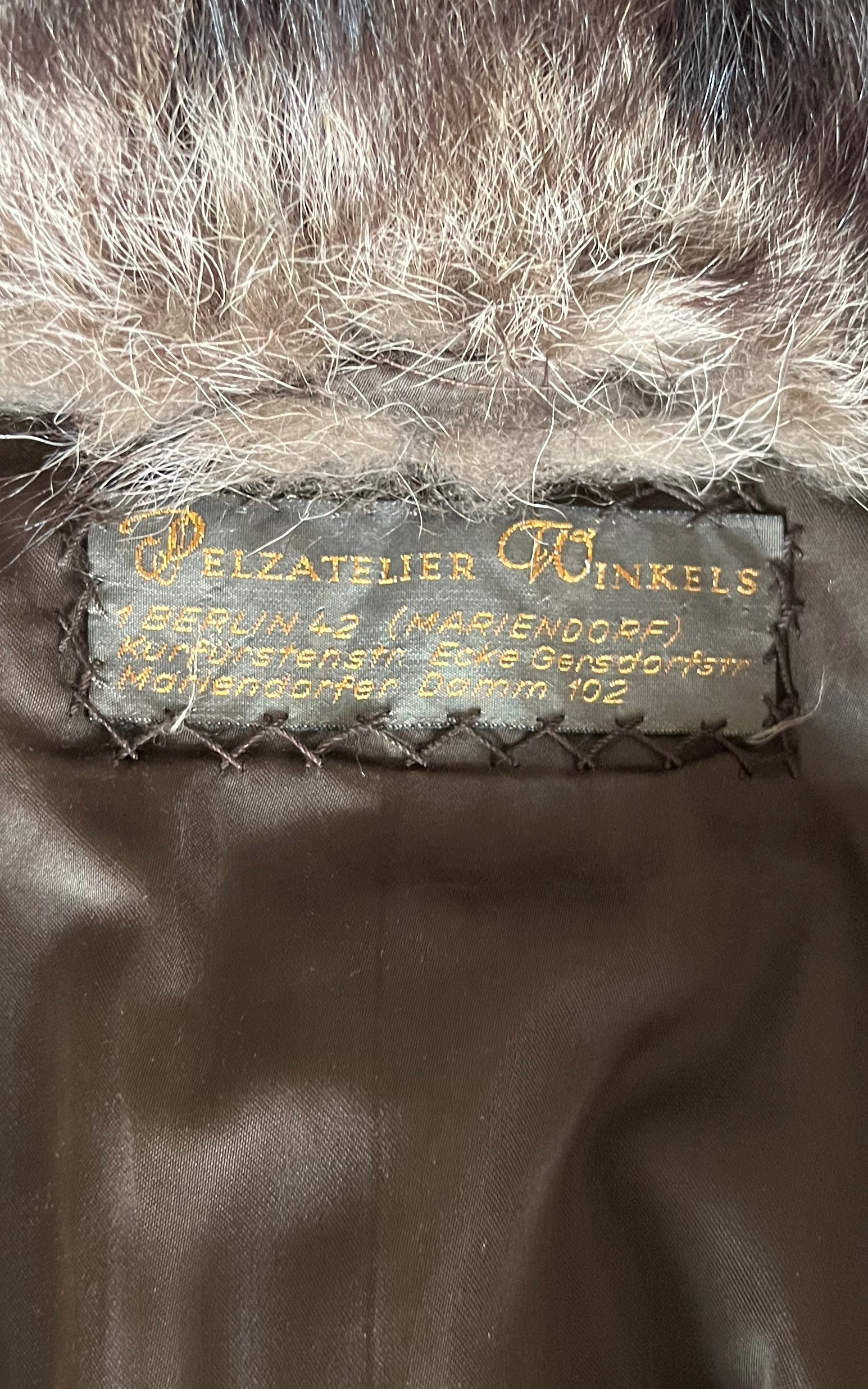 Vintage 80s Fur Coat