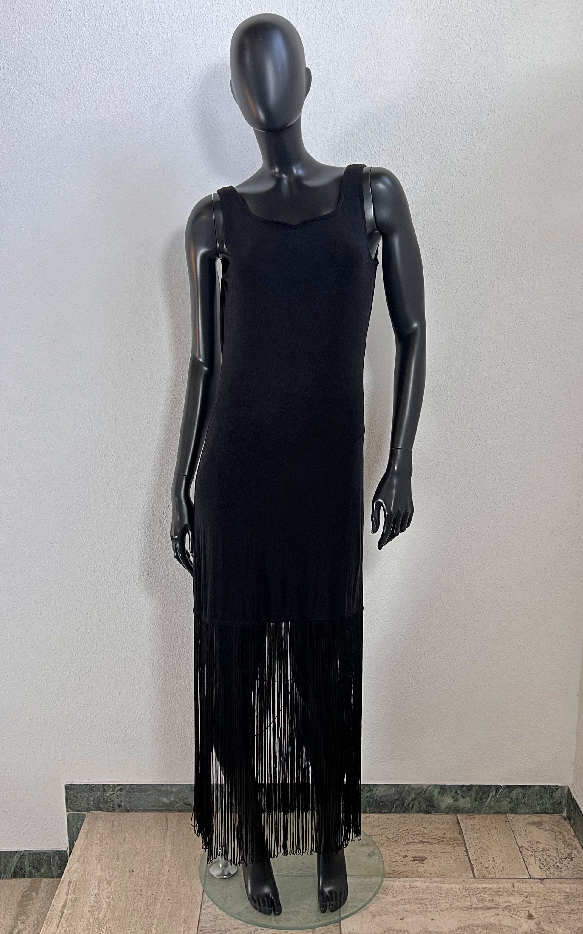 Vintage Fringed Slip Dress