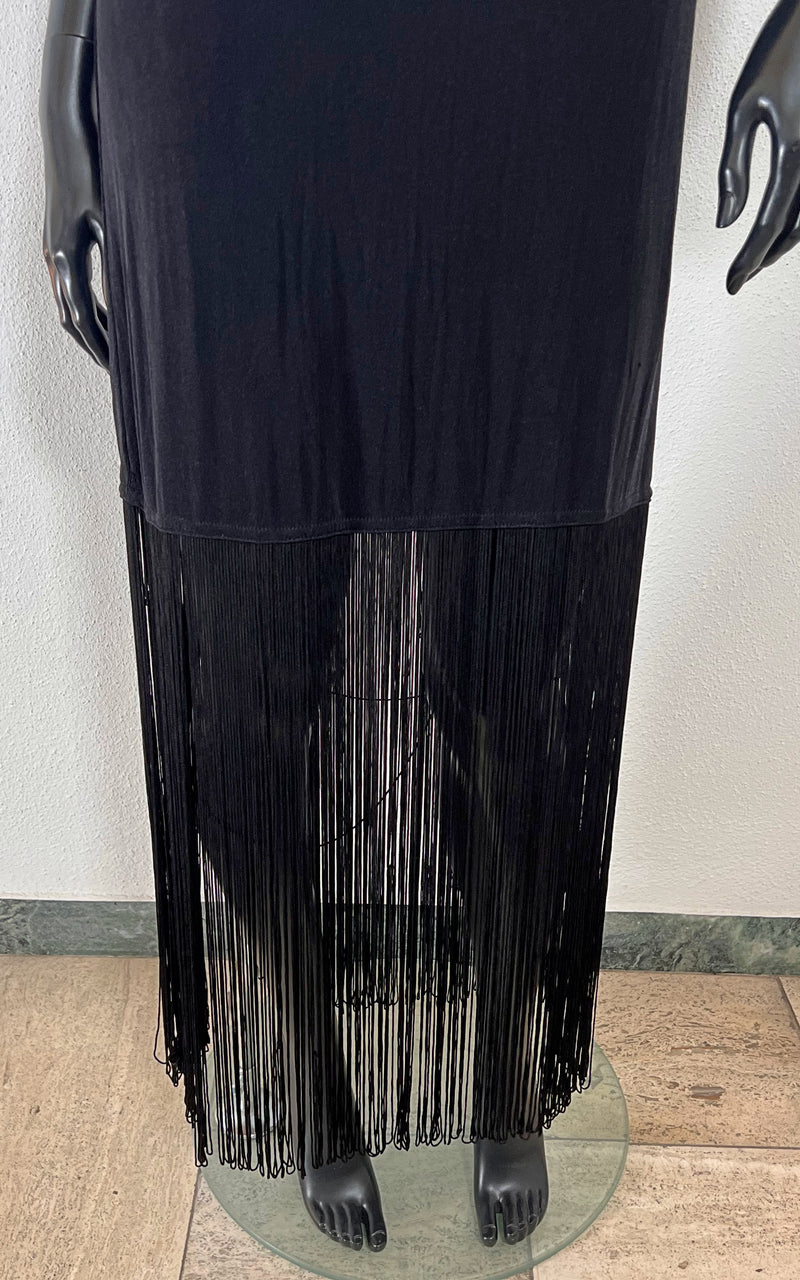 Vintage Fringed Slip Dress