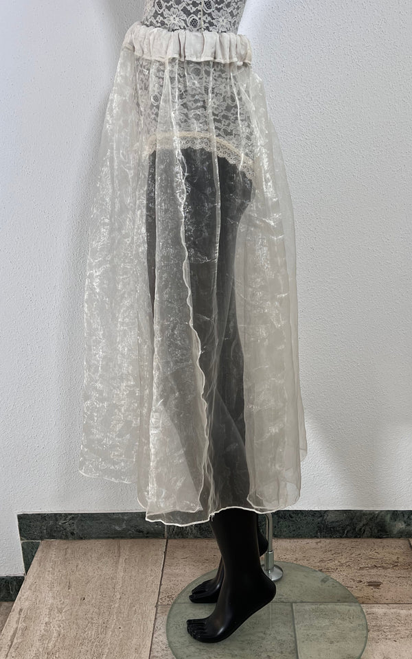 Vintage Sheer Tulle Skirt