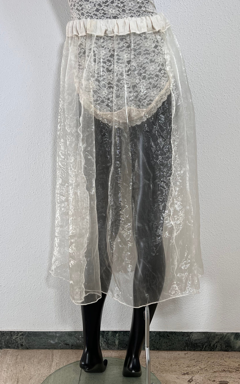 Vintage Sheer Tulle Skirt