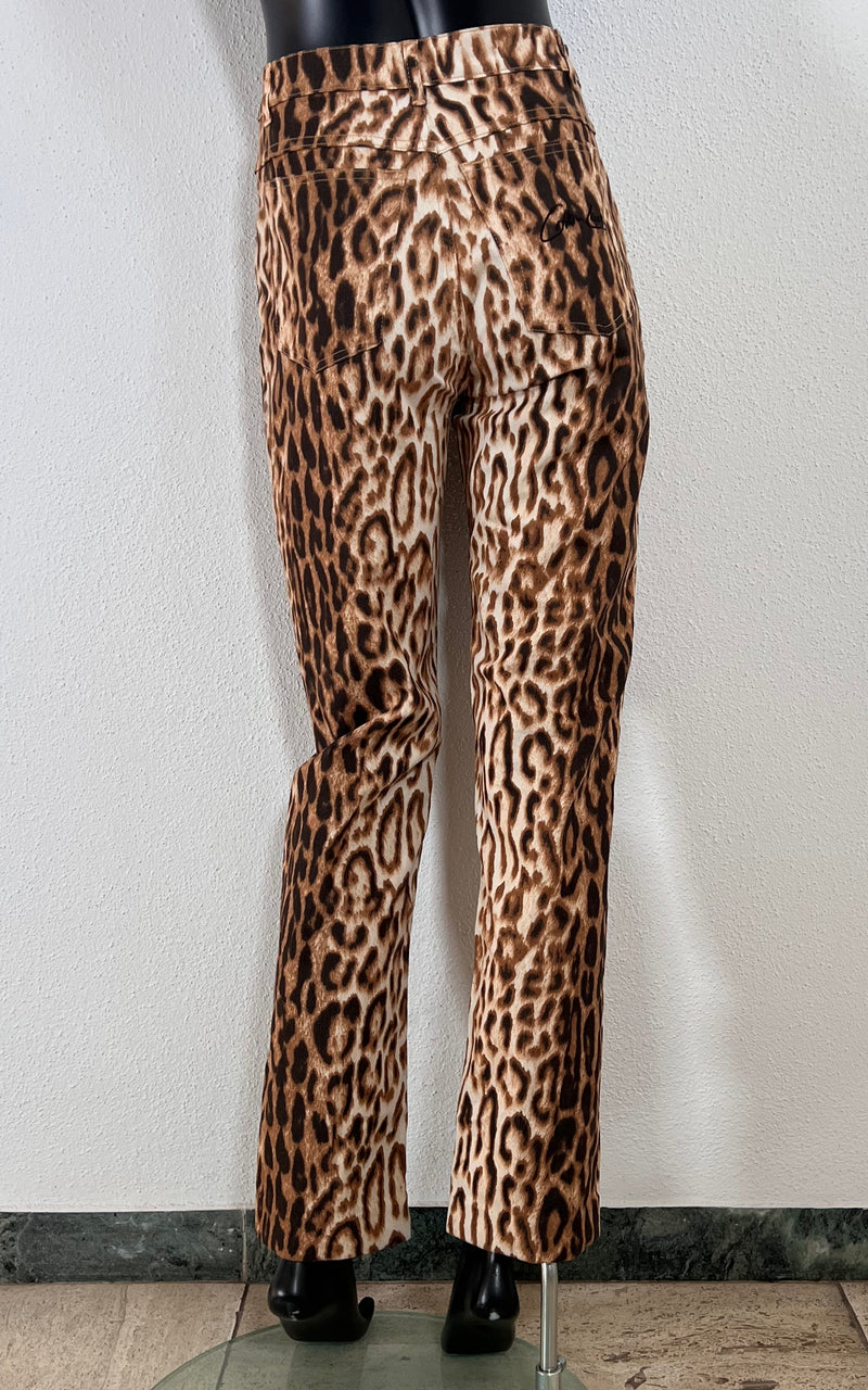 Vintage 90s Cotton Line Leopard Pants
