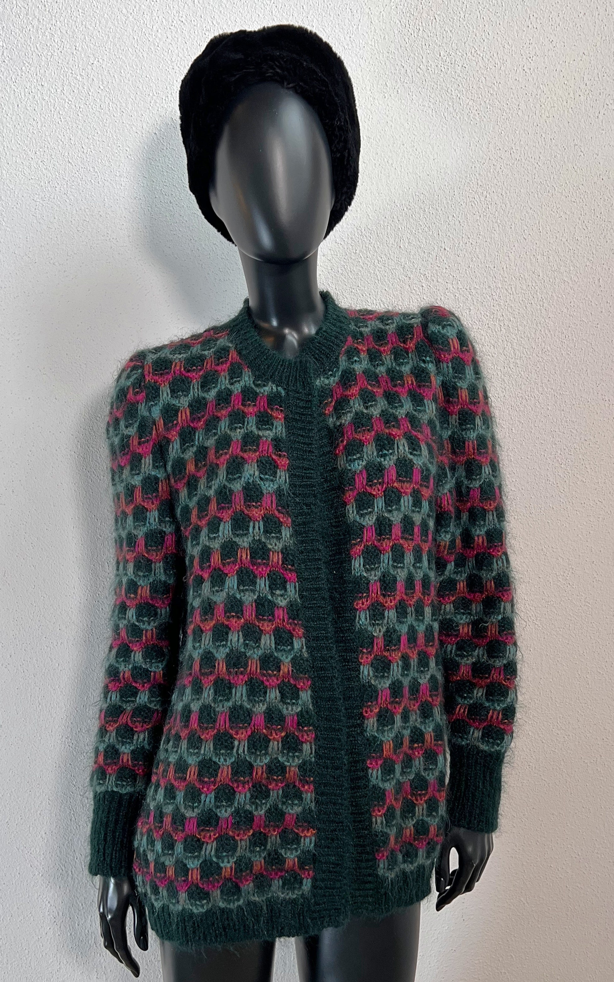 Vintage Escada Scallop Cardigan
