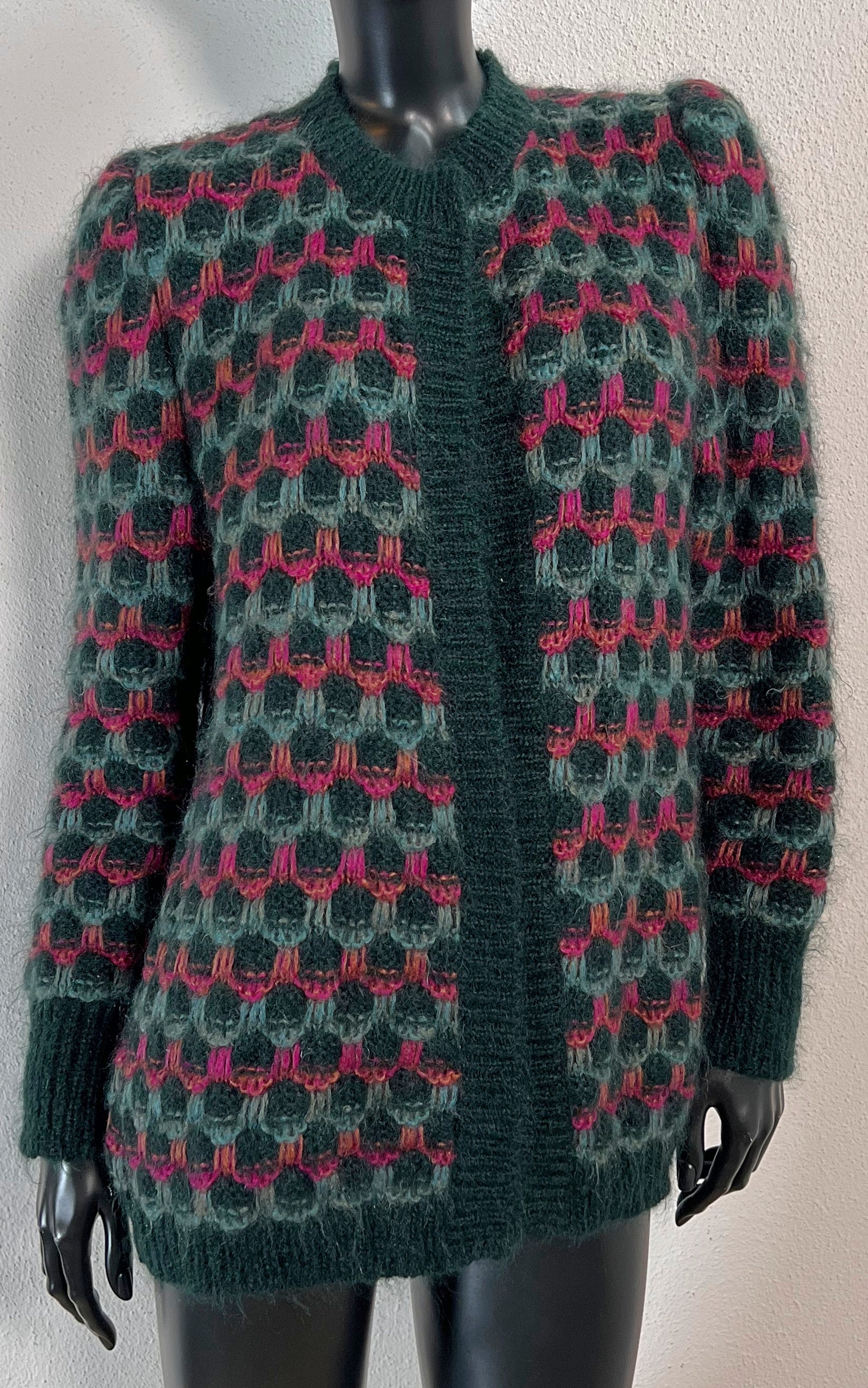 Vintage Escada Scallop Cardigan
