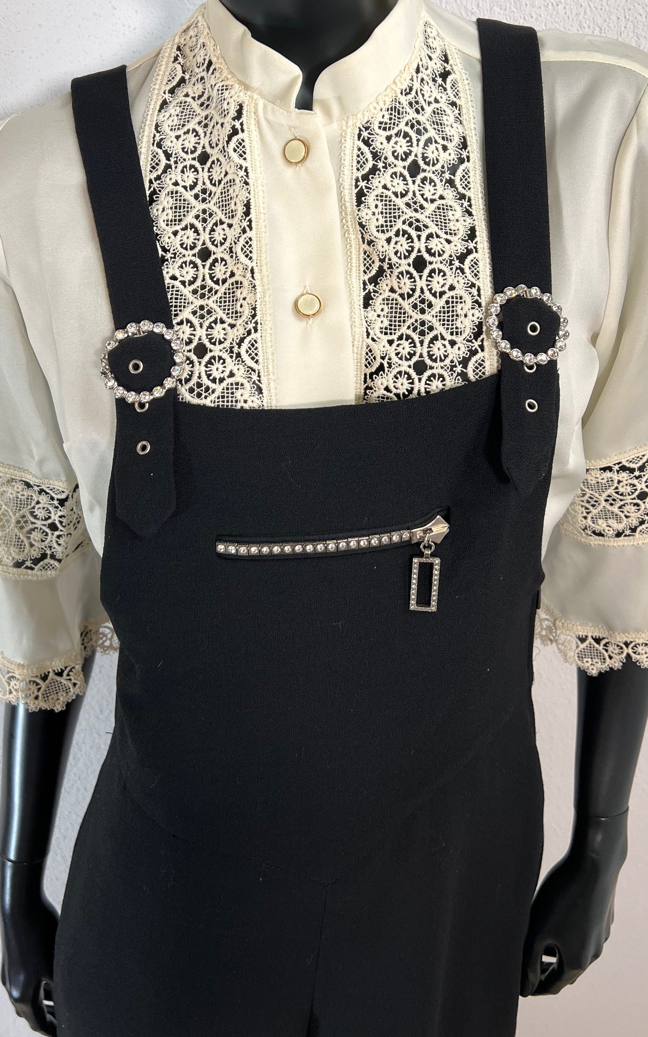 Vintage 70s Lucie Linden Dungarees