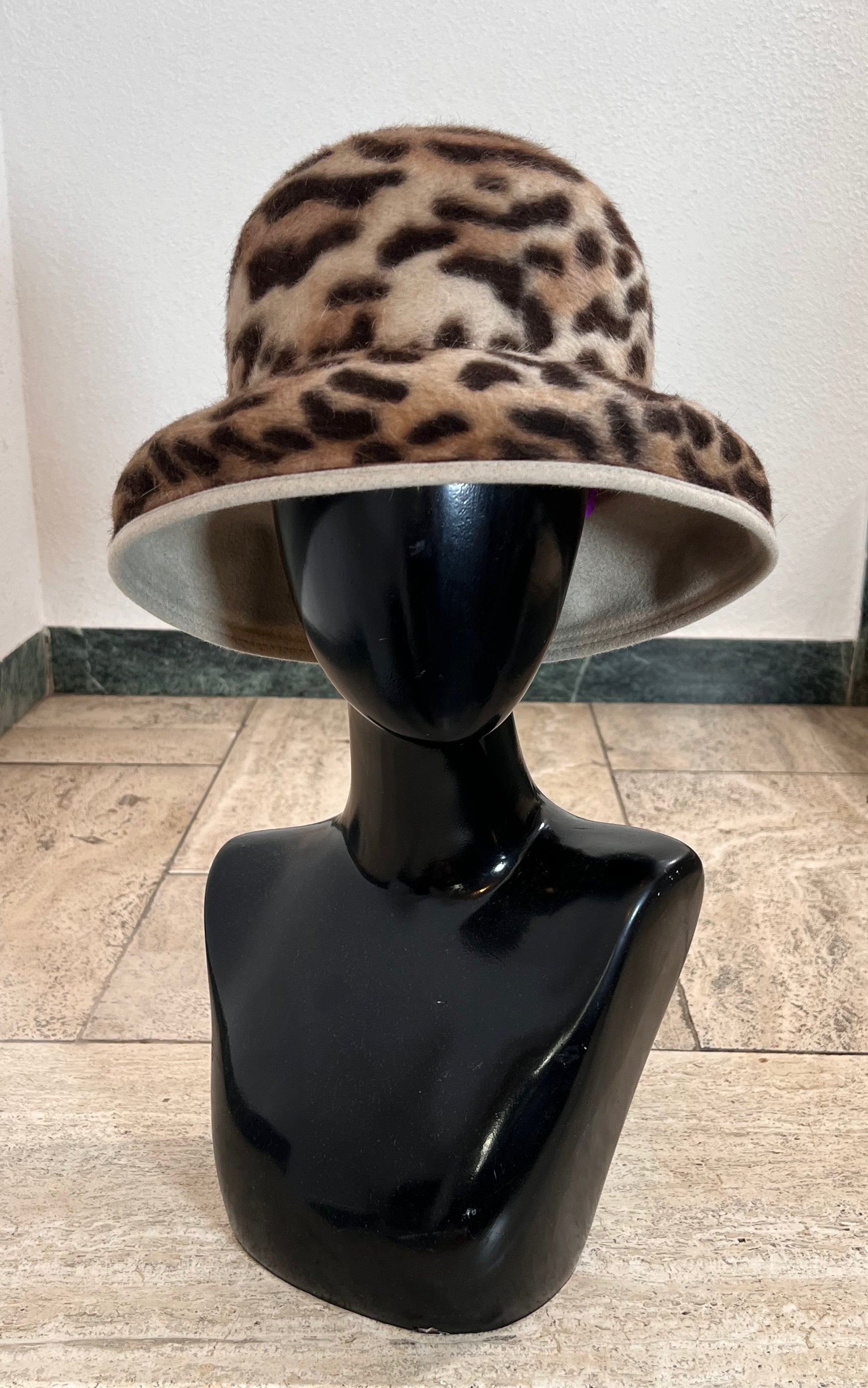 Vintage Leopard Hat