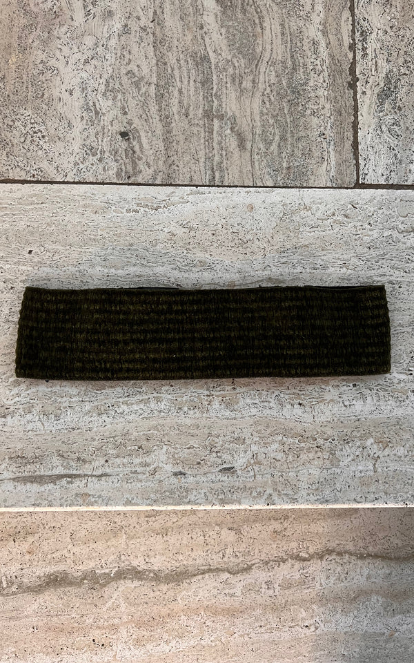 Vintage Olive 90s Stretch Belt