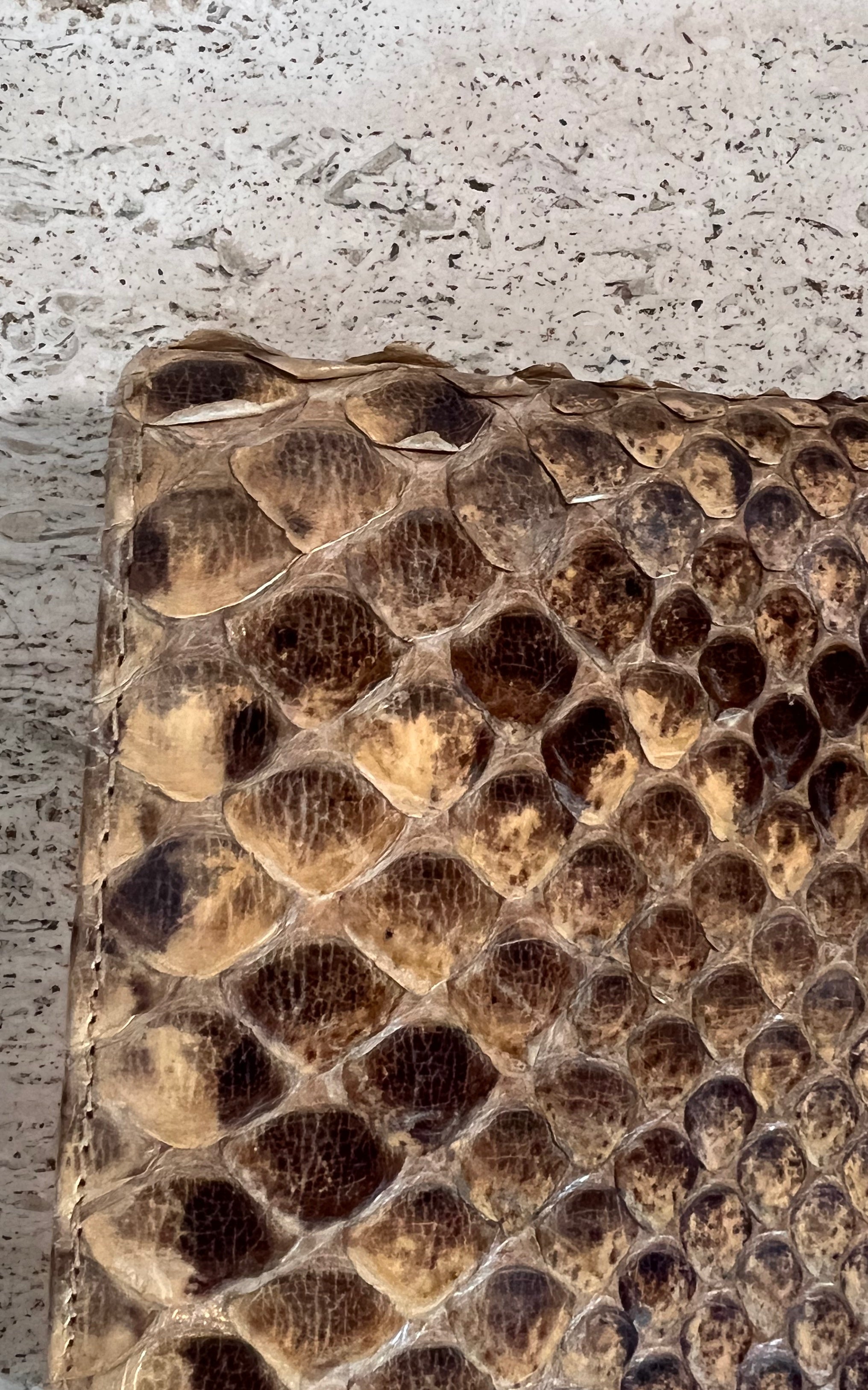 Vintage Python Skin Wallet