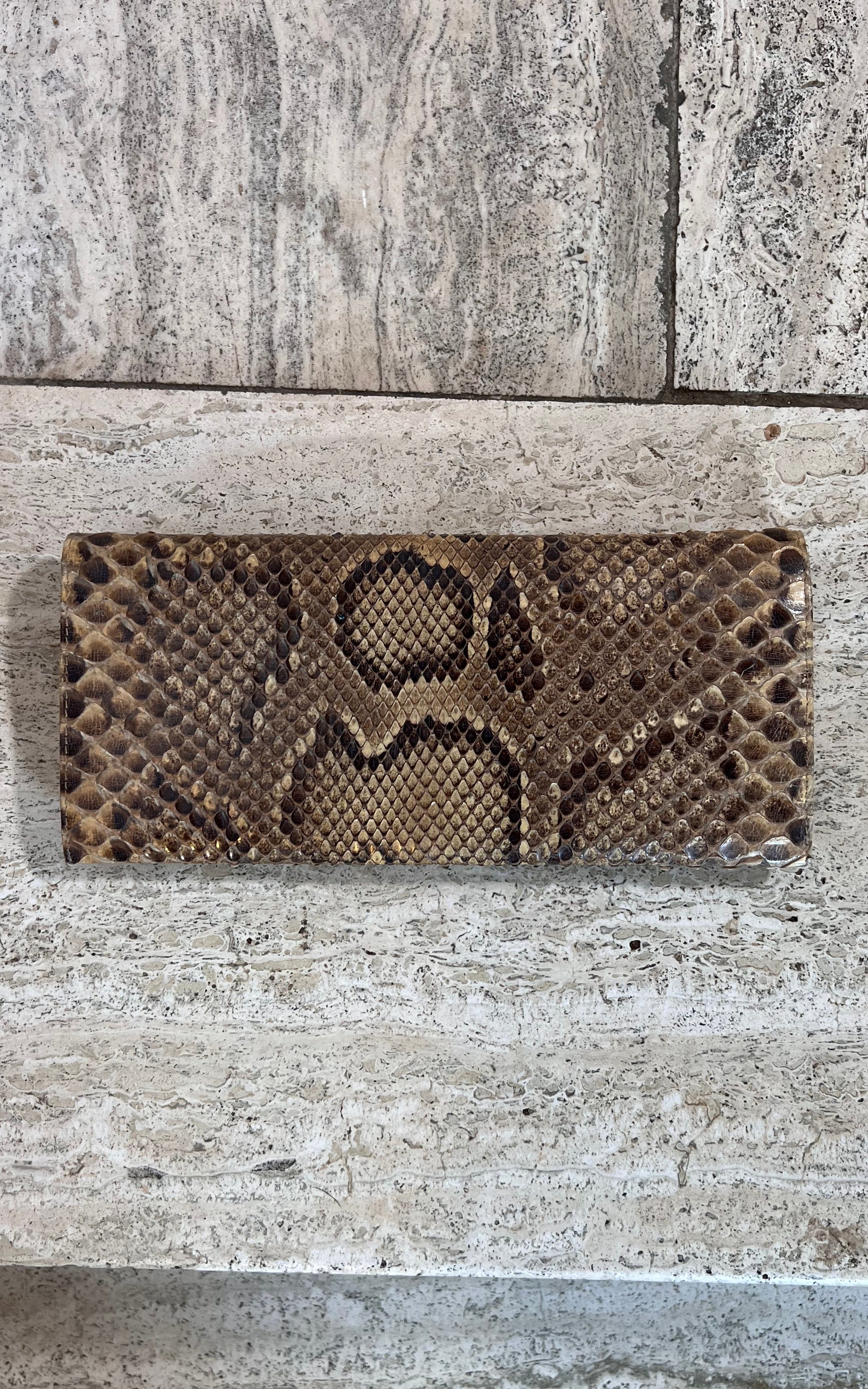 Vintage Python Skin Wallet