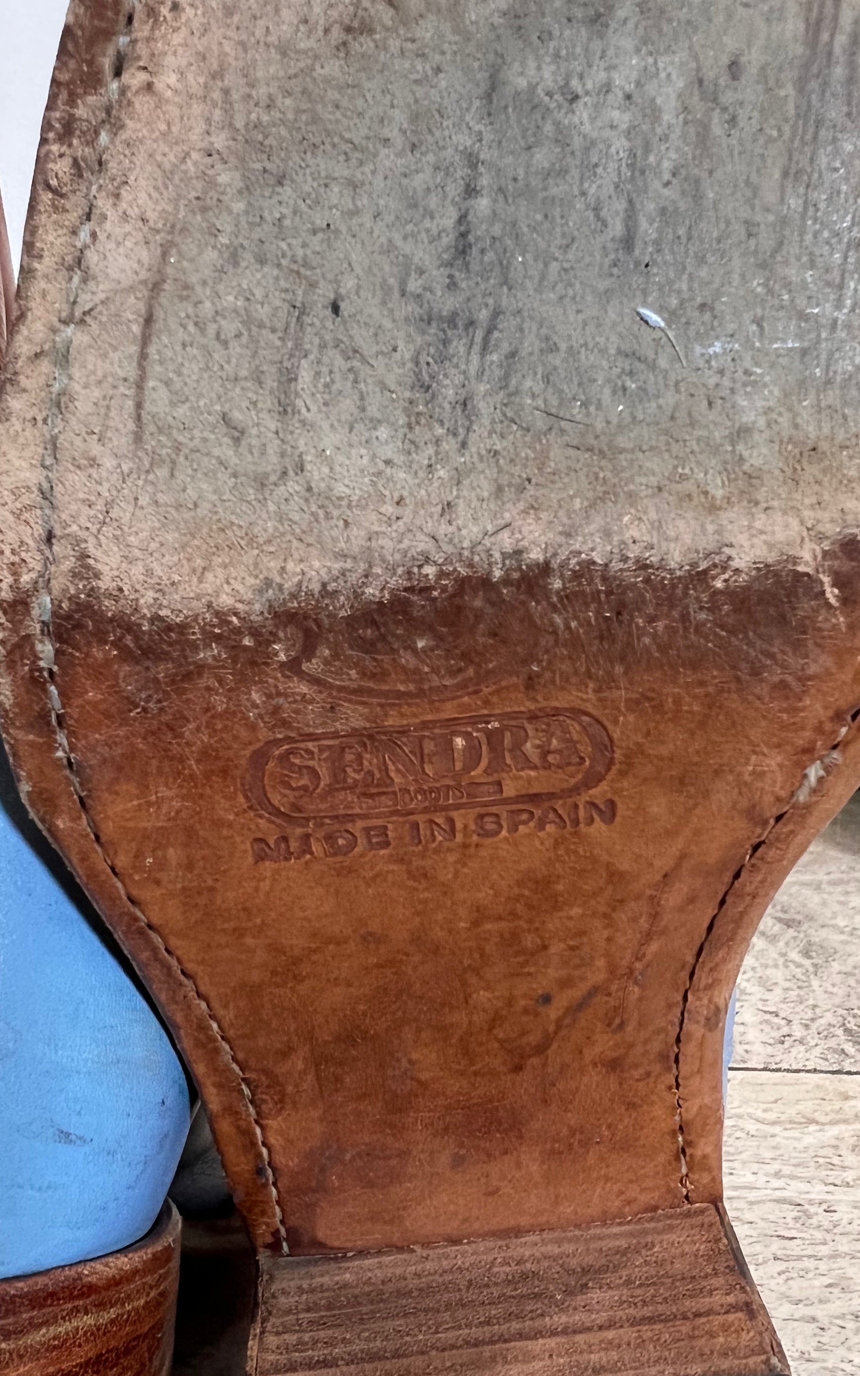 Vintage Sendra Cowboy Boots 38