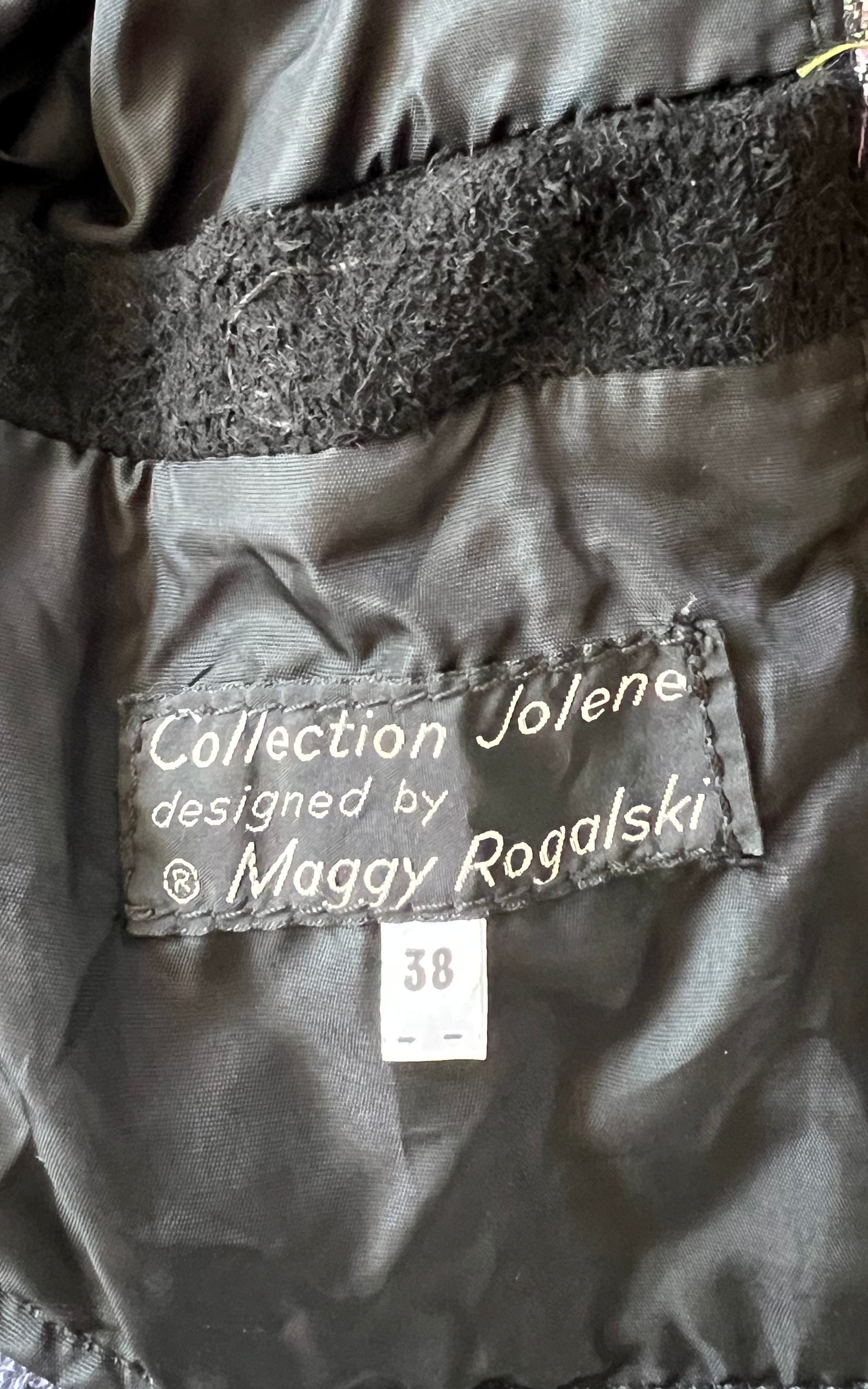 Vintage Fringed Suede Leather Skirt