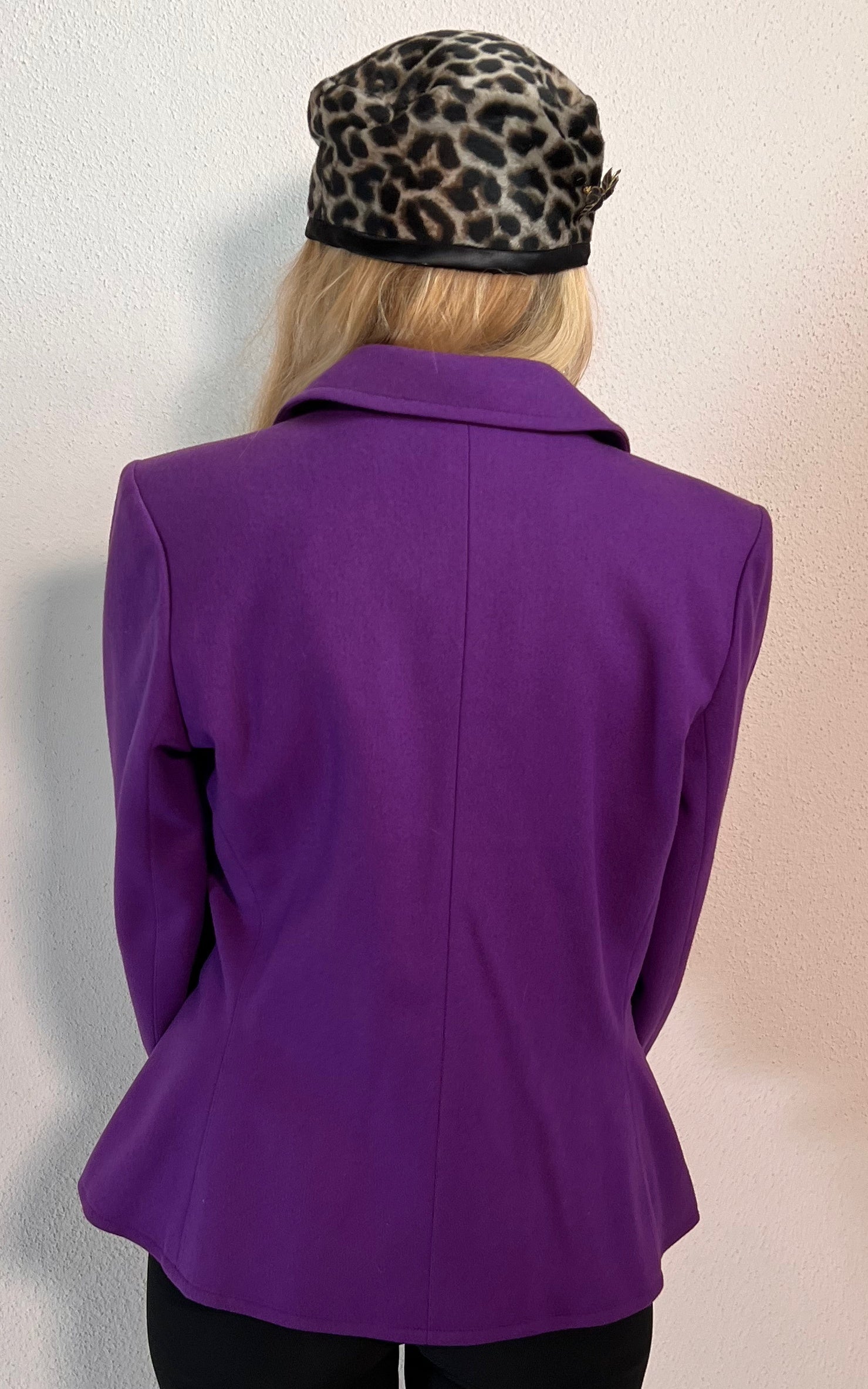 Vintage Yves Saint Laurent Purple Blazer