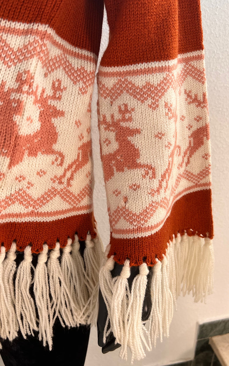 Vintage Poncho Knit Jumper