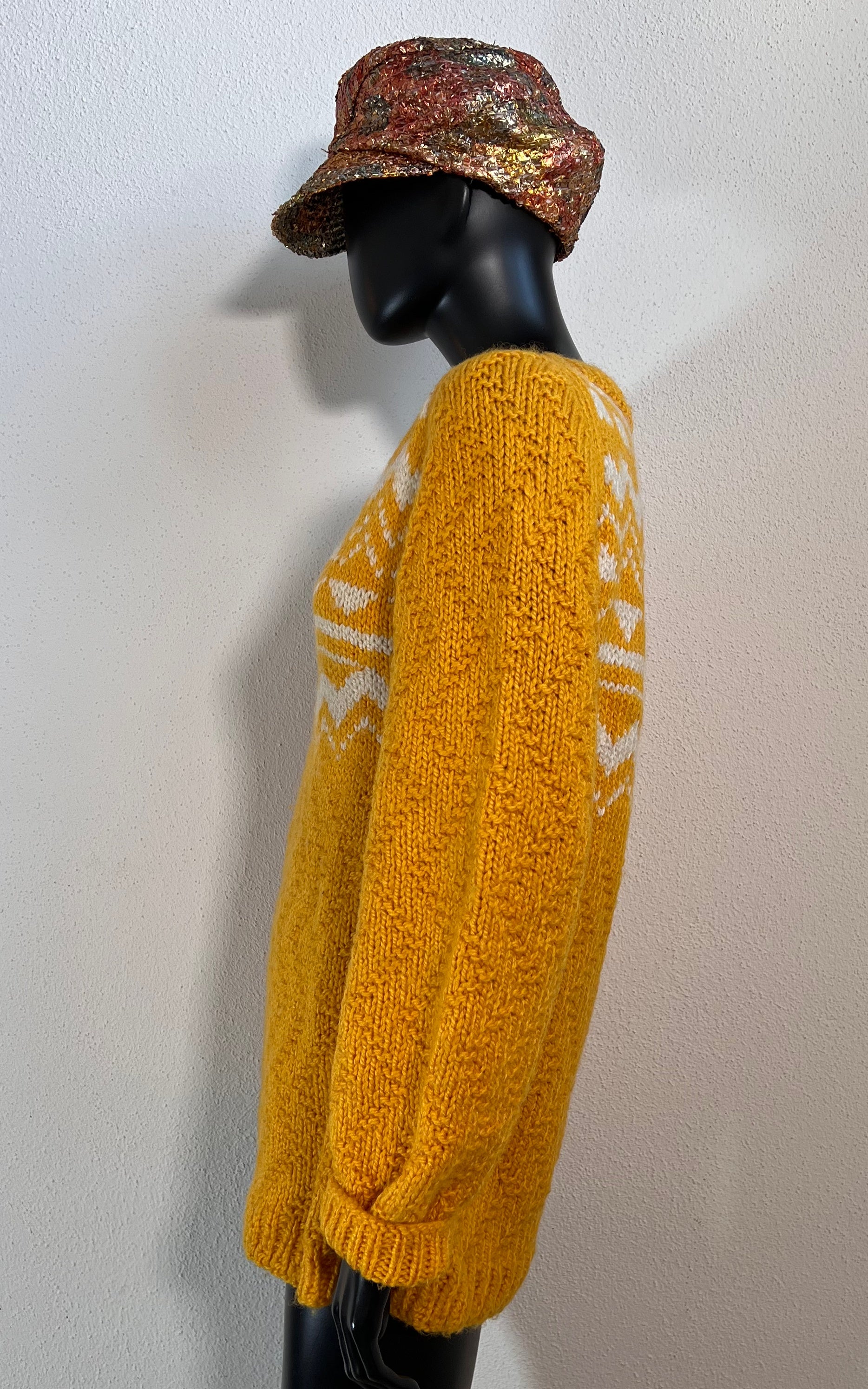 Vintage Handmade Yellow Jumper