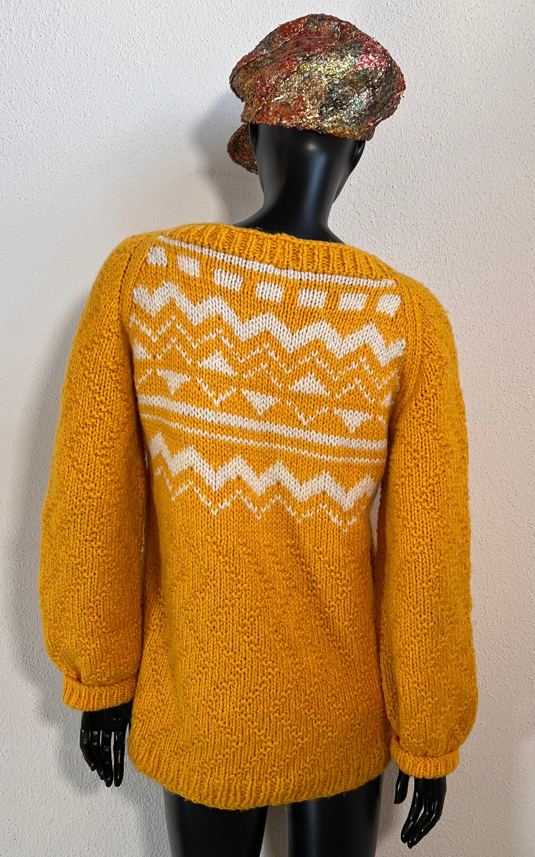 Vintage Handmade Yellow Jumper