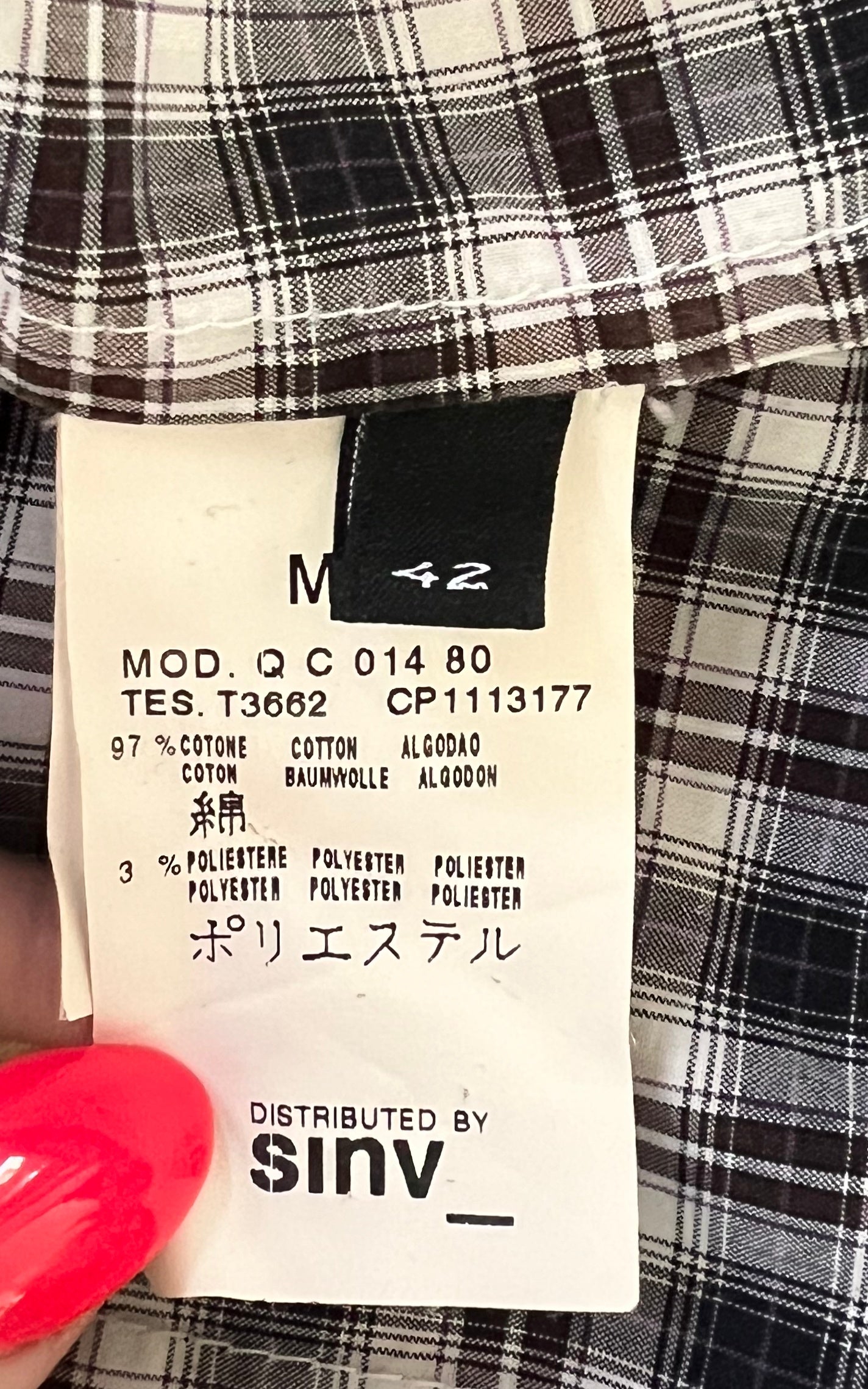 McQ Tartan Blouse