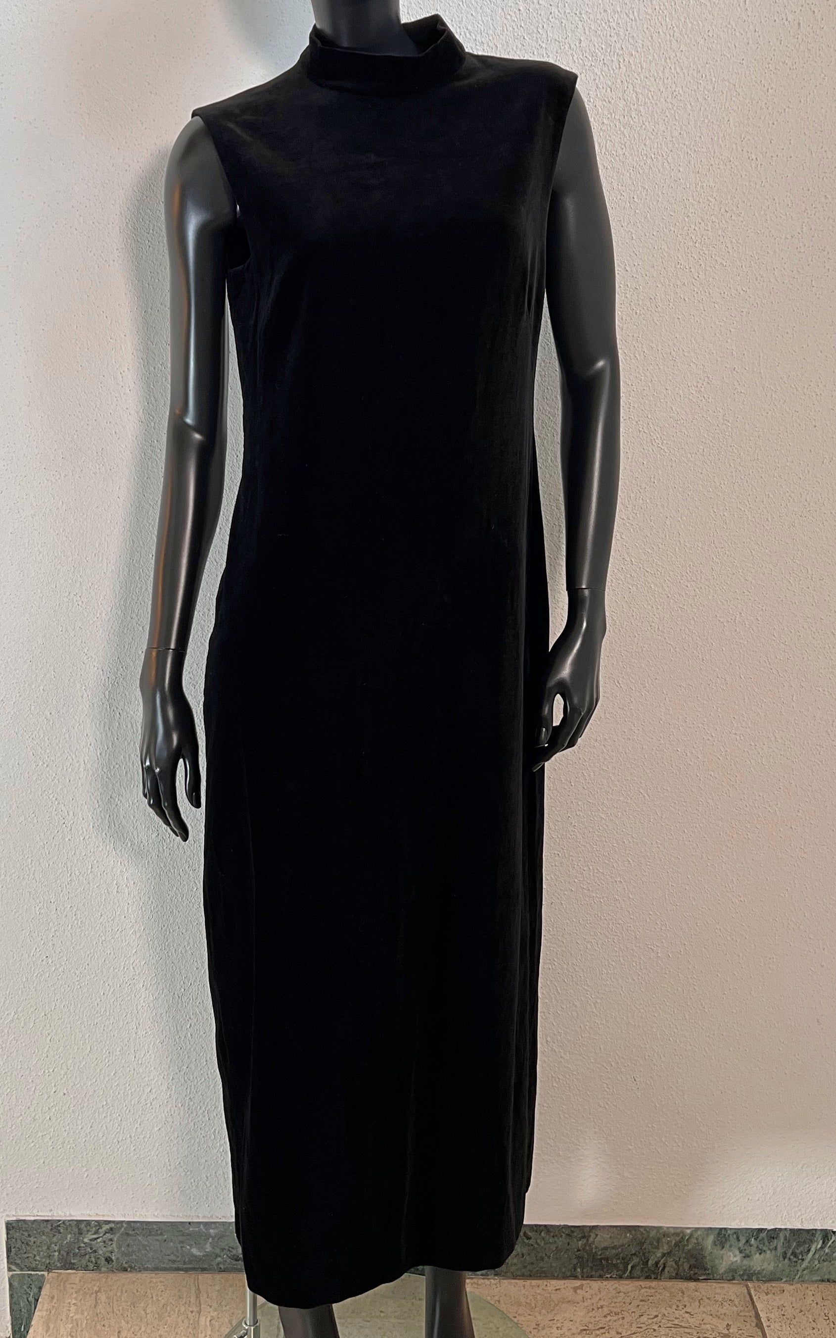 Vintage Silk Velvet Maxi Dress