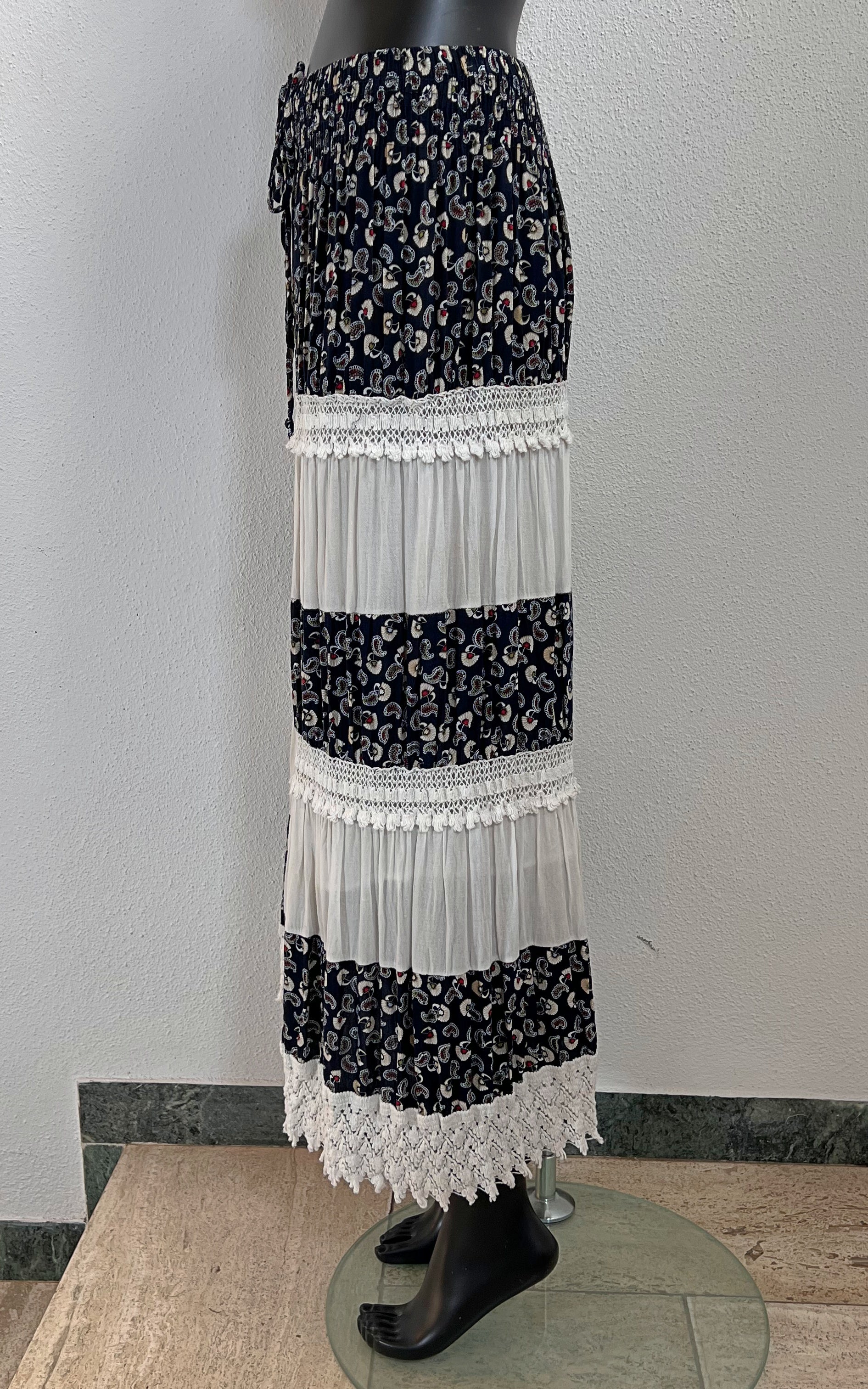 Vintage 70s Volant Skirt