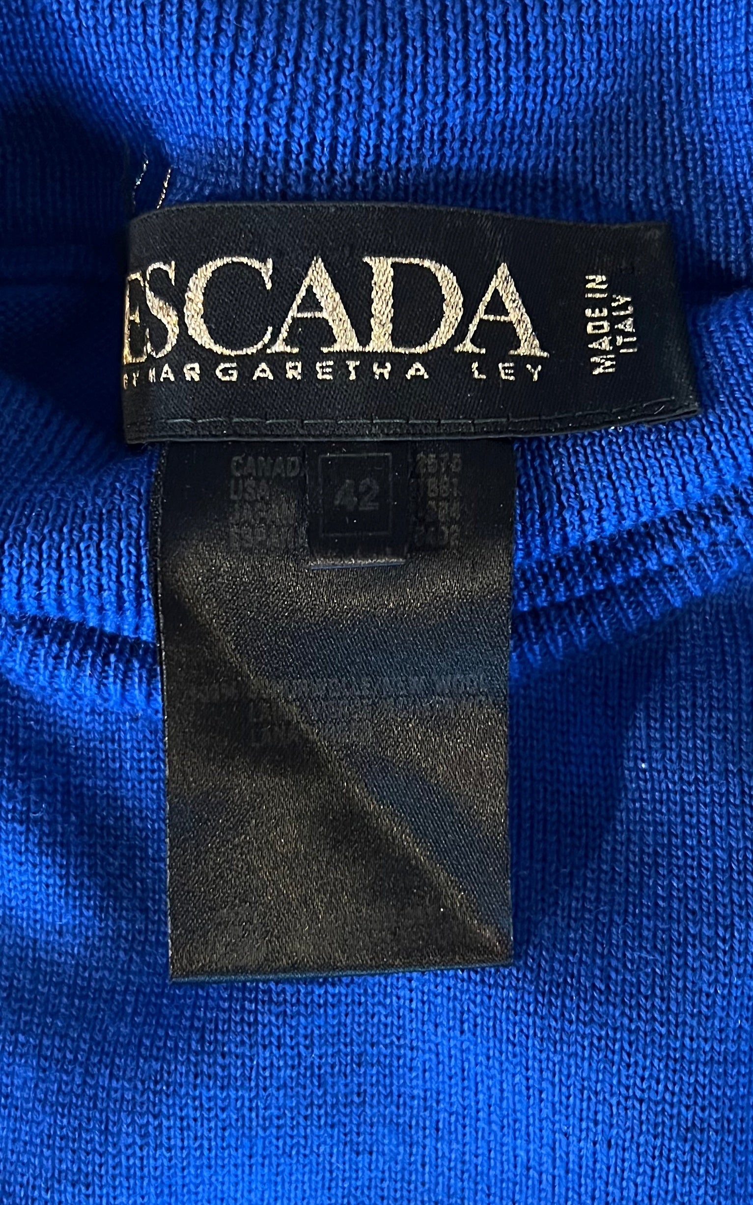 Vintage Escada Wool Rollneck Sweater