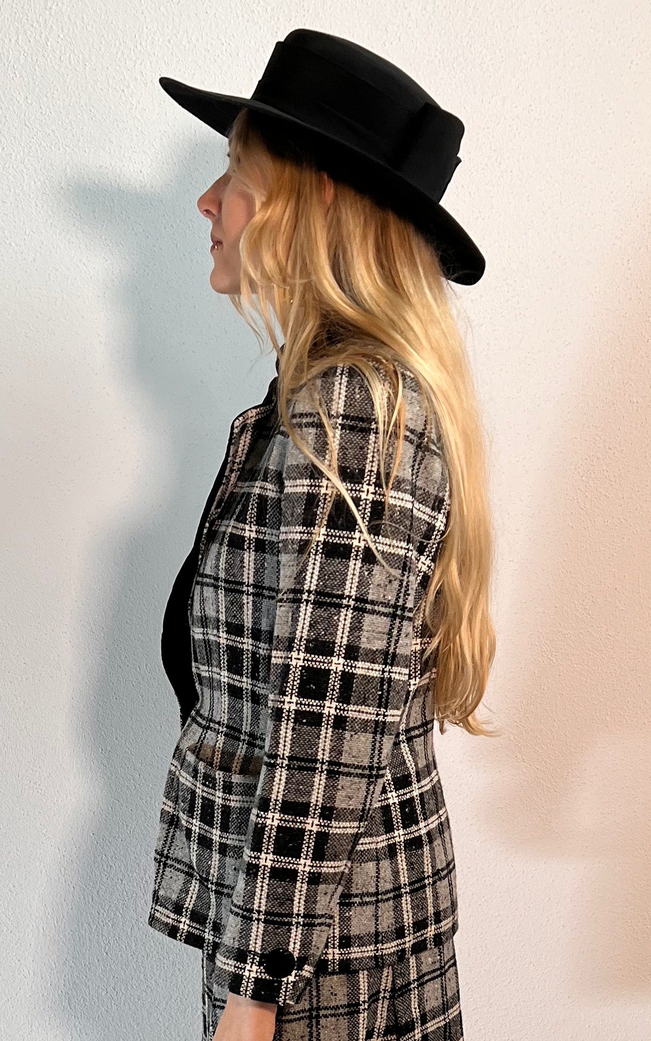 Vintage Yves Saint Laurent Tartan Blazer