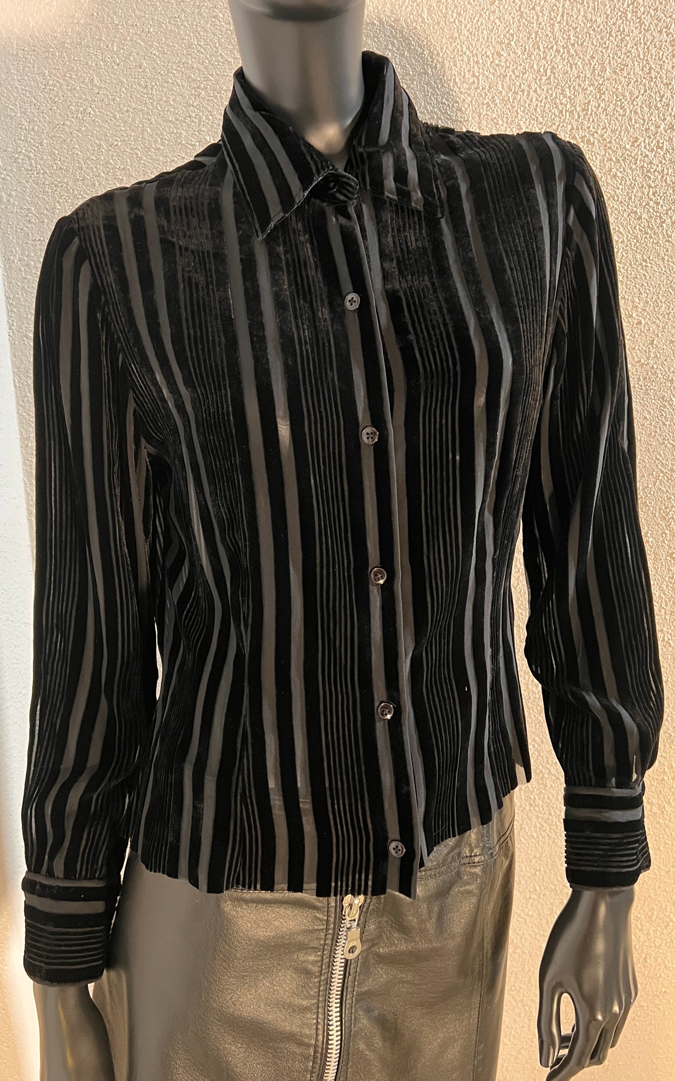 Camicetta in seta vintage délavé