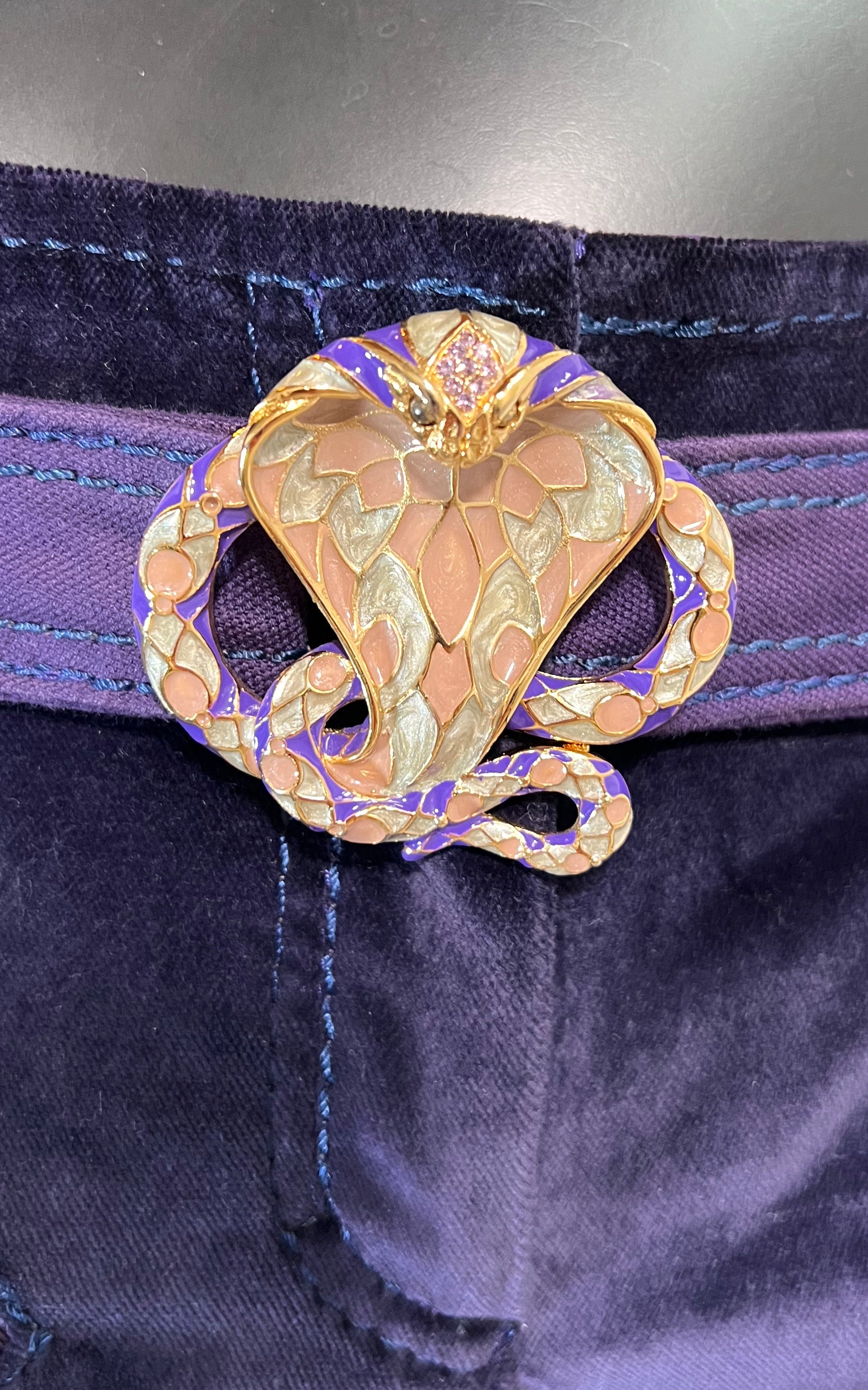 Vintage Roberto Cavalli Snake Pants