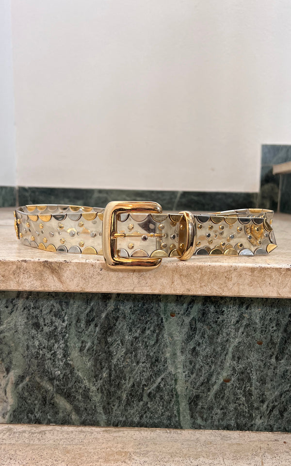 Vintage 90s Clear Belt