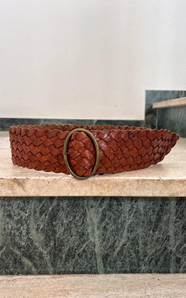 Vintage 70s Leather Belt