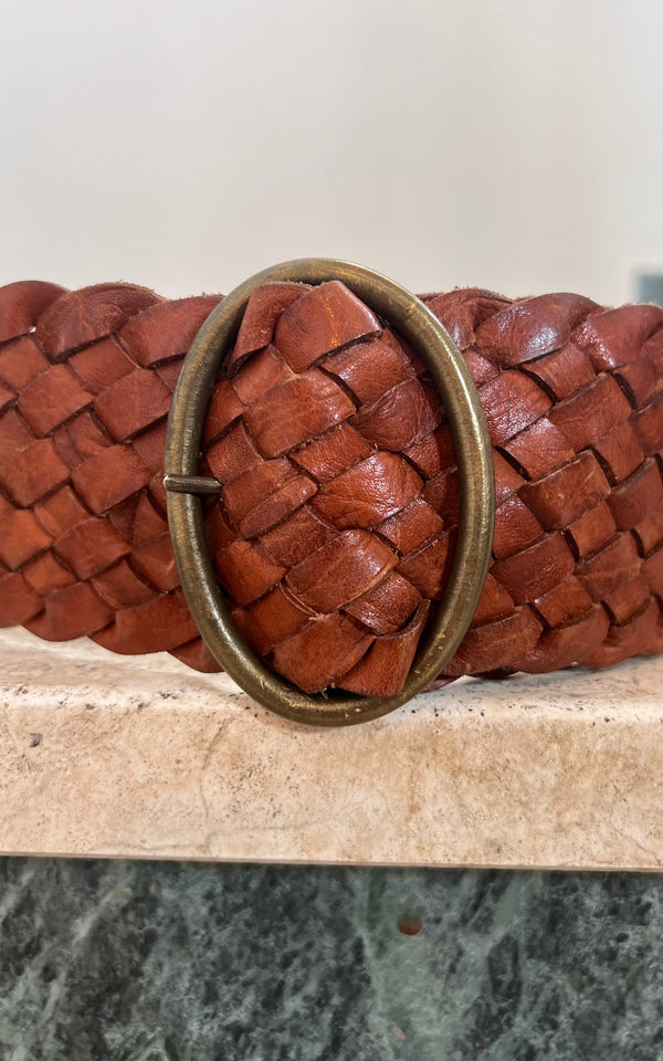 Vintage 70s Leather Belt