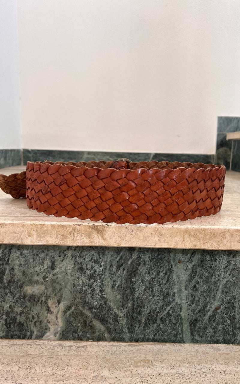 Vintage 70s Leather Belt
