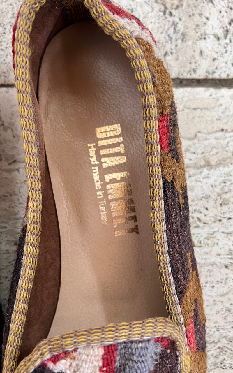 Vintage Kelim Loafer 40
