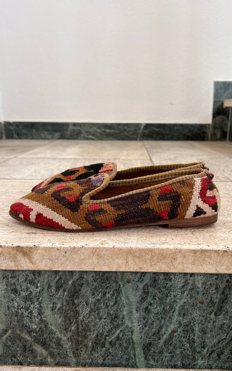 Vintage Kelim Loafer 40