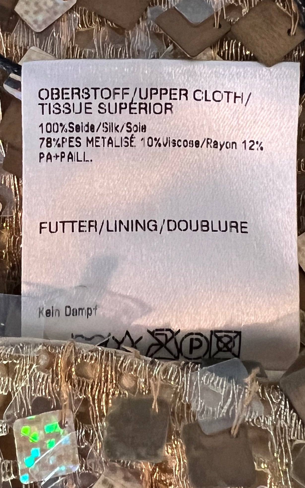 Vintage 90s Cerrutti 1881 Sequin Skirt