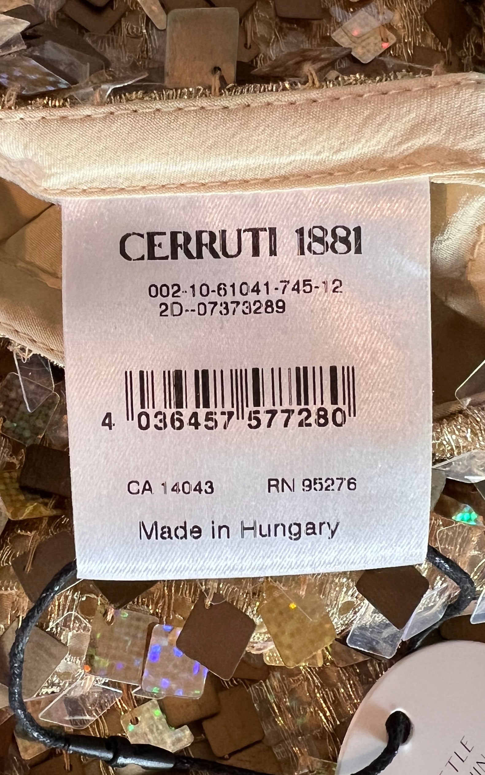 Vintage 90s Cerrutti 1881 Sequin Skirt